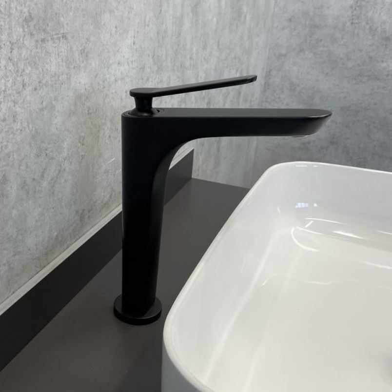 Изображение товара Смеситель для раковины Comforty Fc088b-cmt 00004149946 однорычажный цвет черный матовый