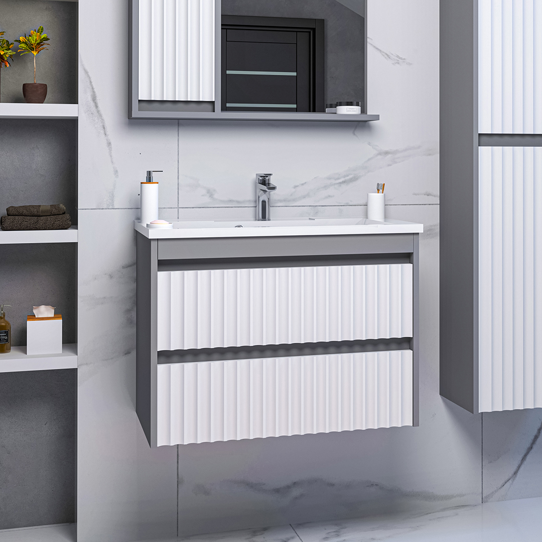 Изображение товара Тумба под раковину Brevita УТ000012301 75см цвет белый