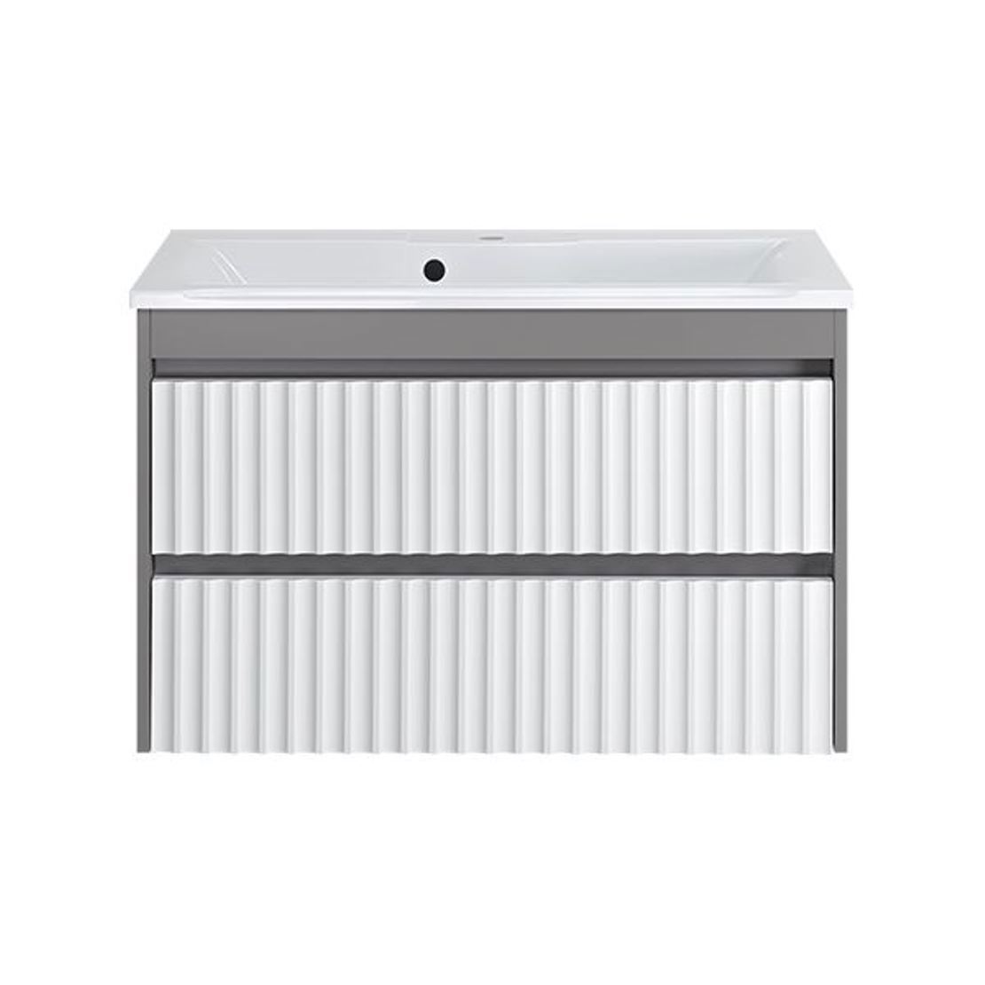 Изображение товара Тумба под раковину Brevita УТ000012300 90см подвесная цвет белый