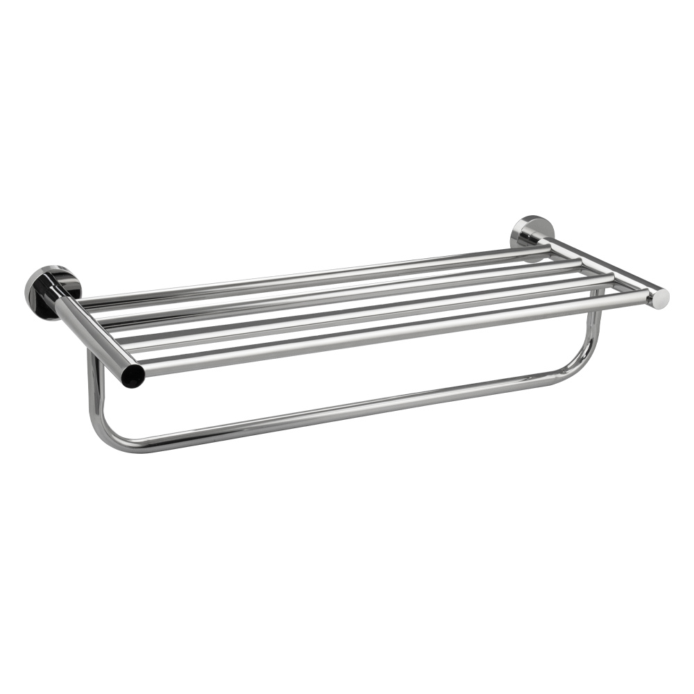 Изображение товара Полка для ванной комнаты Brimix 1242 нержавеющая сталь 23x55 см