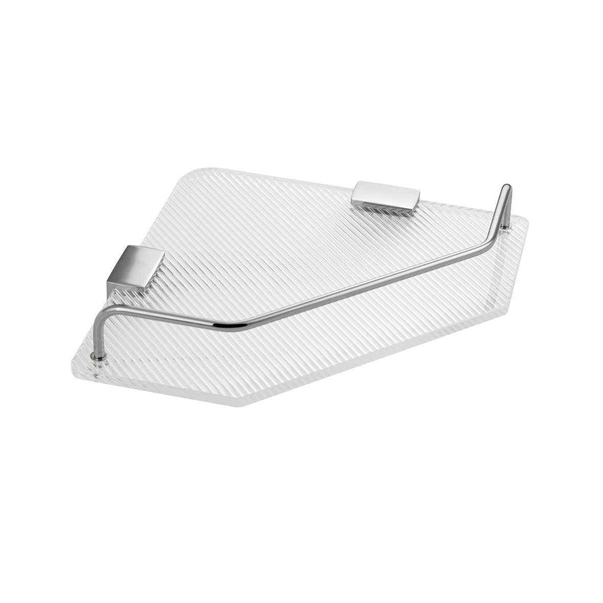 Изображение товара Полка для ванной комнаты Brimix 12101 органическое стекло 23x31 см