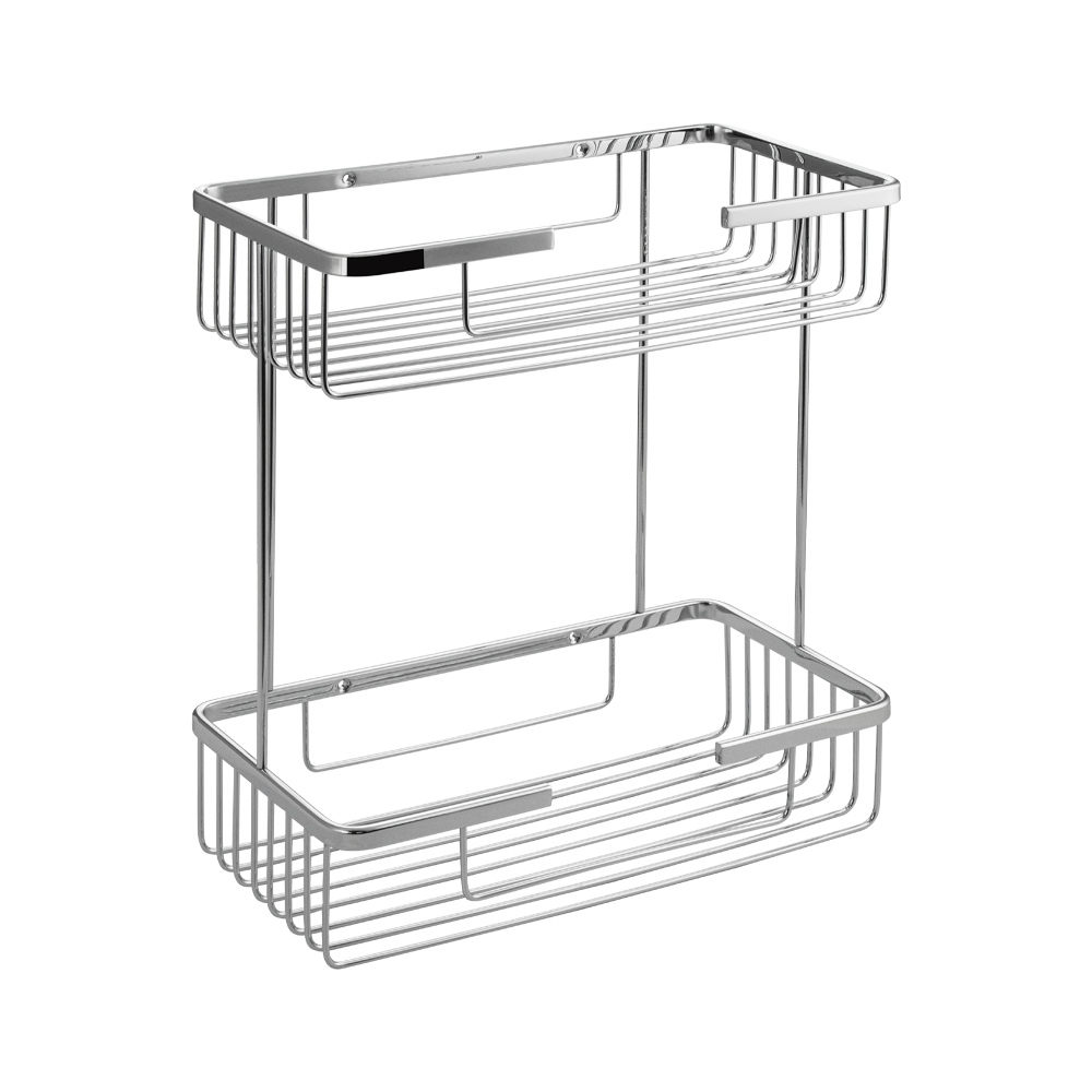Изображение товара Полка для ванной комнаты Санакс 75032 нержавеющая сталь 15x30 см