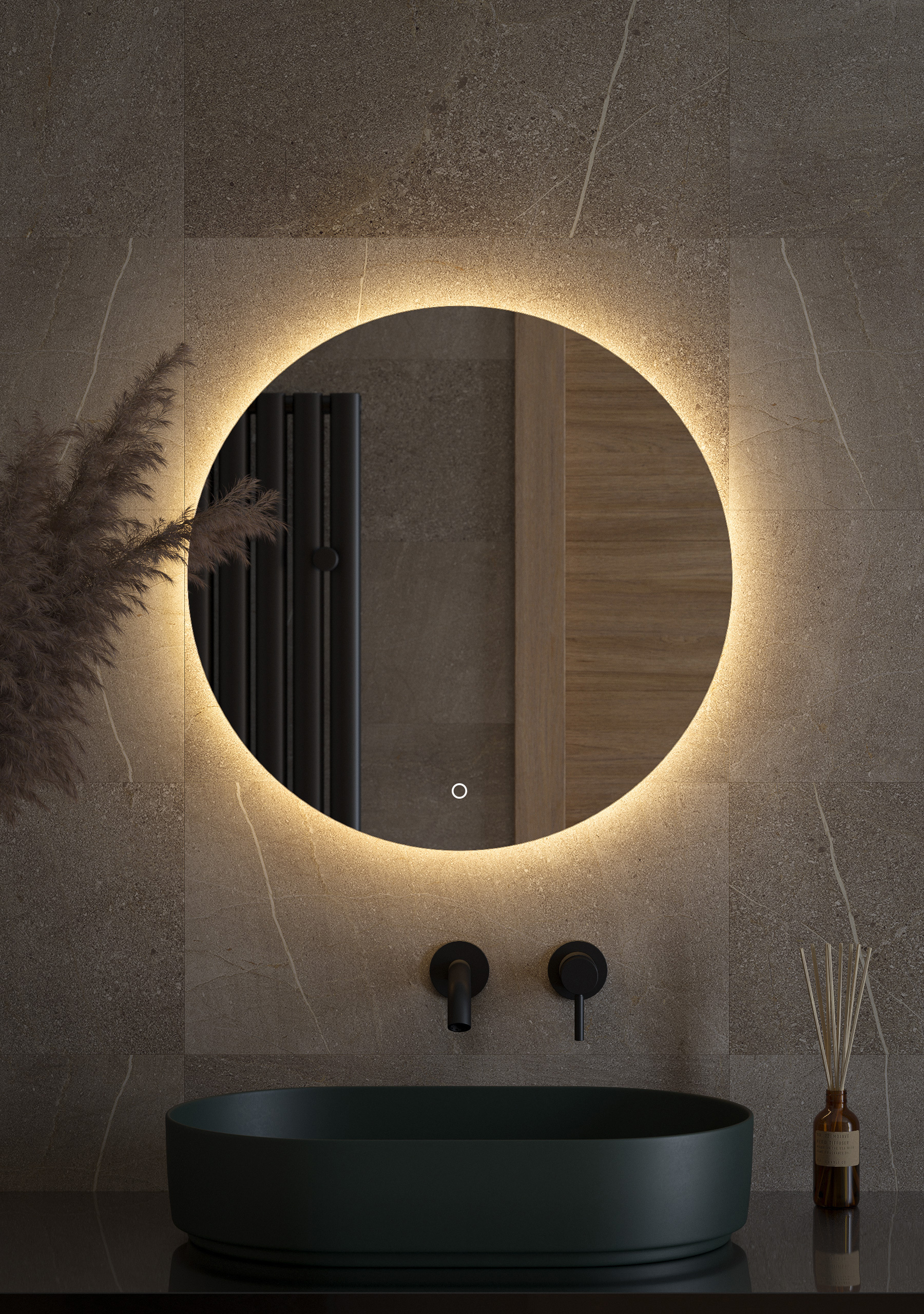 Изображение товара Зеркало для ванной Defesto Opti DF 2853S с подсветкой 60x60см