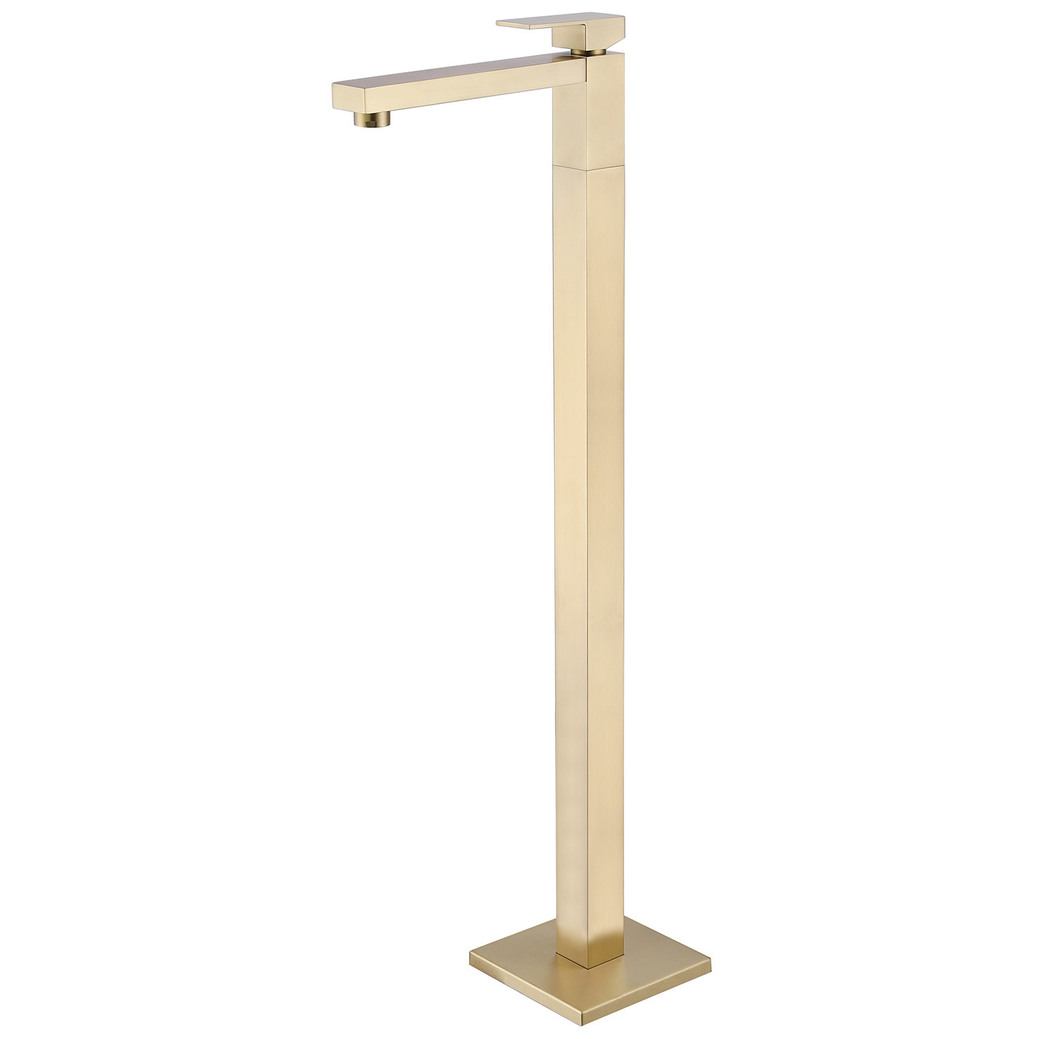 Изображение товара Смеситель для раковины Abber Daheim AF8241G однорычажный напольный цвет матовое золото