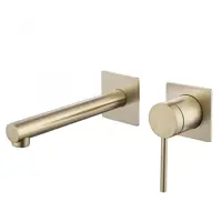 Изображение товара Смеситель для раковины Abber Af8812g однорычажный цвет матовое золото