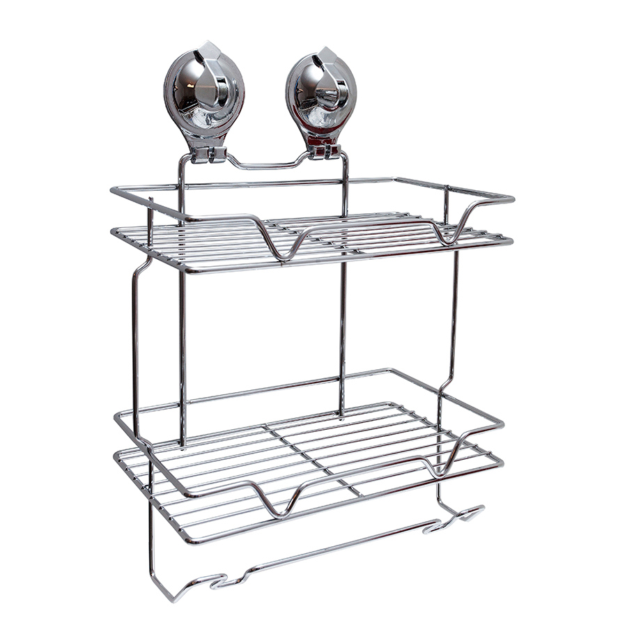 Изображение товара Полка для ванной комнаты delphinium 101120 на вакуумной присоске из стали и пластика