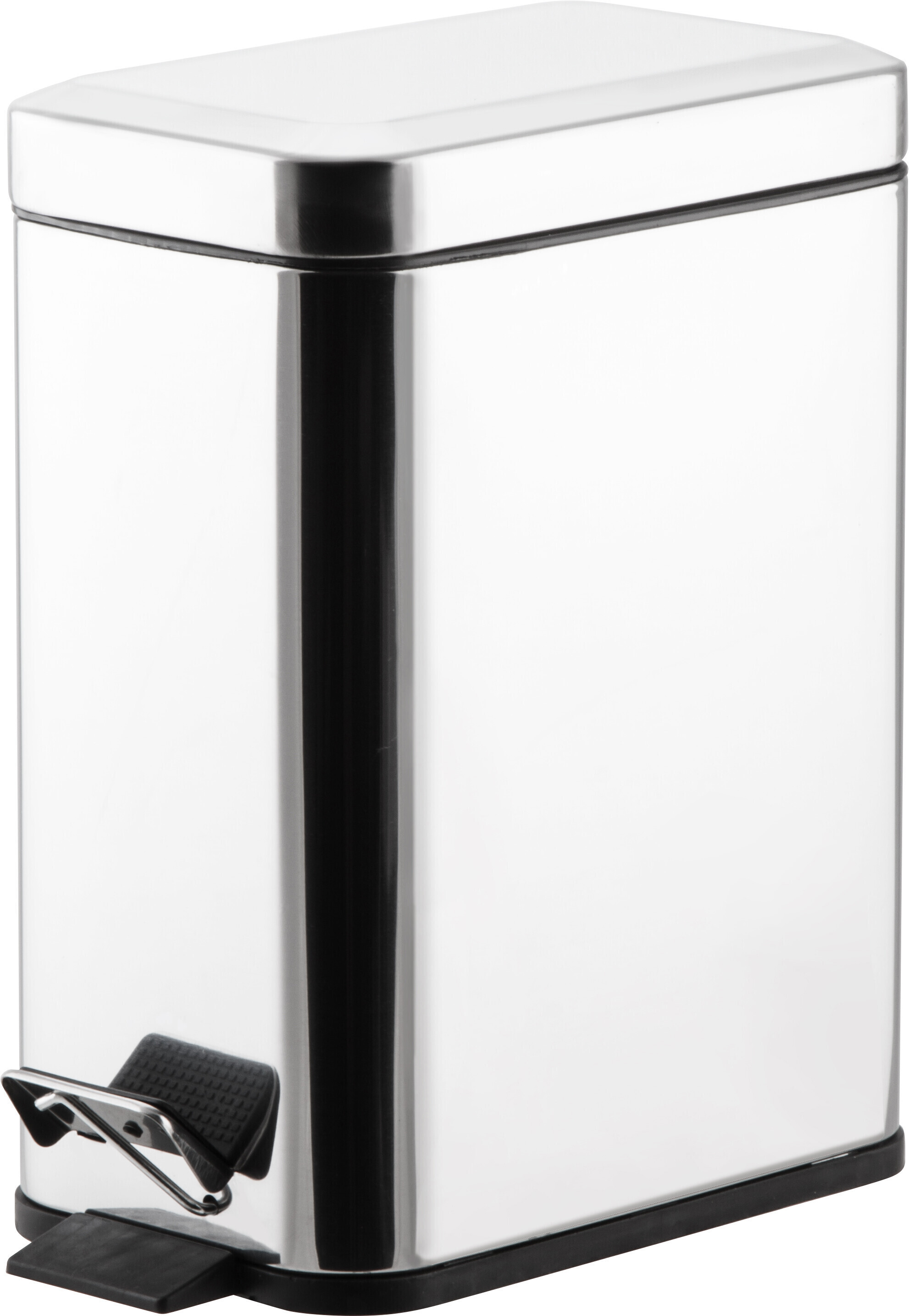 Изображение товара Мусорное ведро Perfecto linea Цб-0035170368 5 хром цвет хром