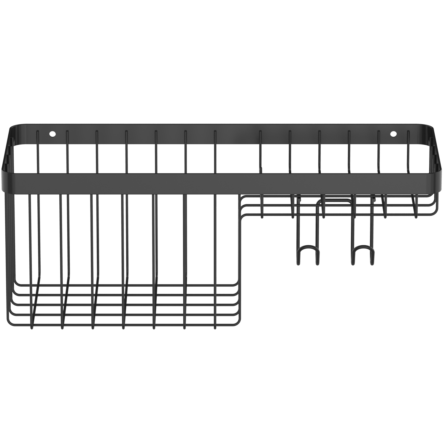 Изображение товара Полка для ванной комнаты gromell 77cl07046 сталь 12x30 см цвет черный