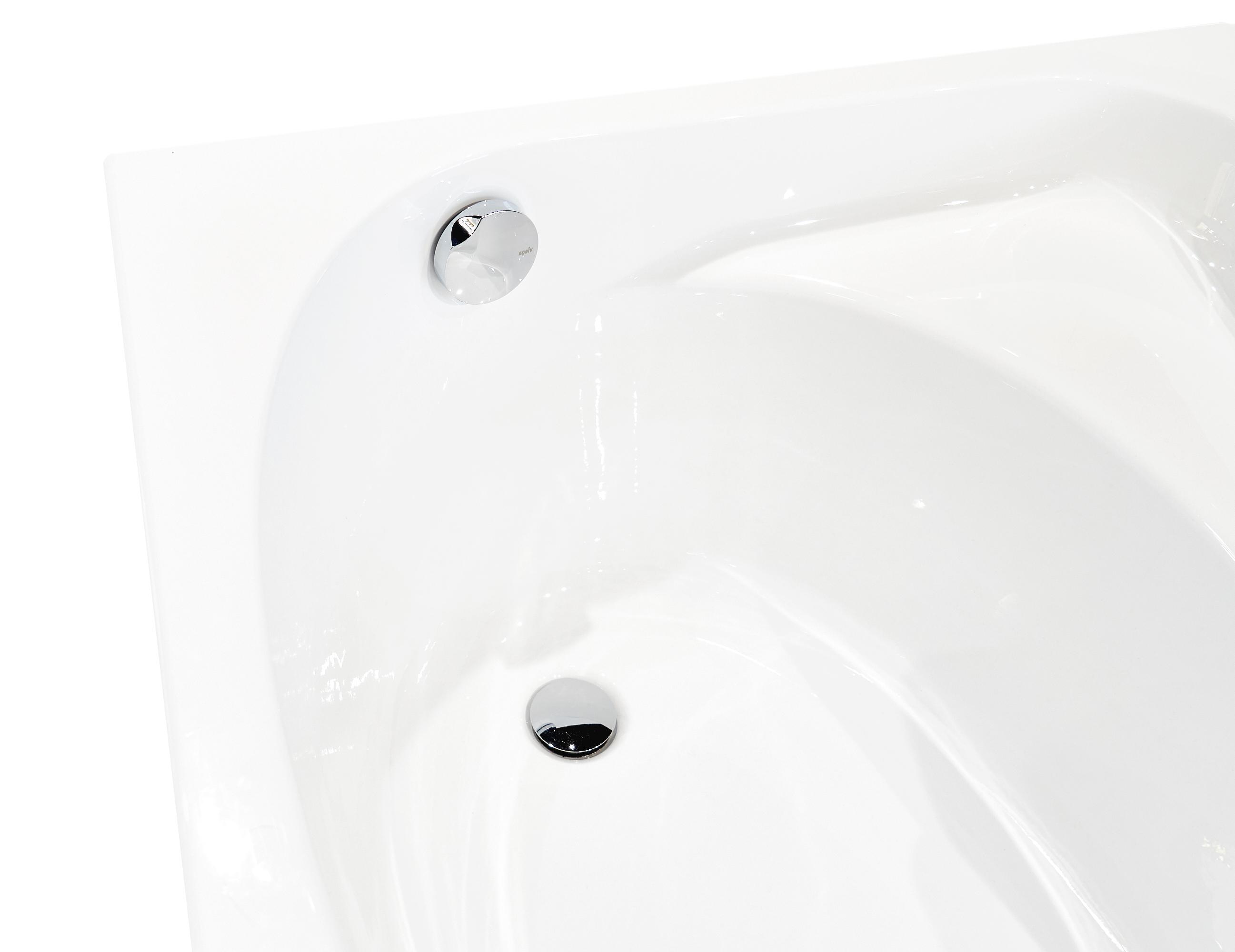 Изображение товара Ванна Trende Nebel TRE14-160100L+14-K160100+П160100DOR-L/R акрил 160x100см левая