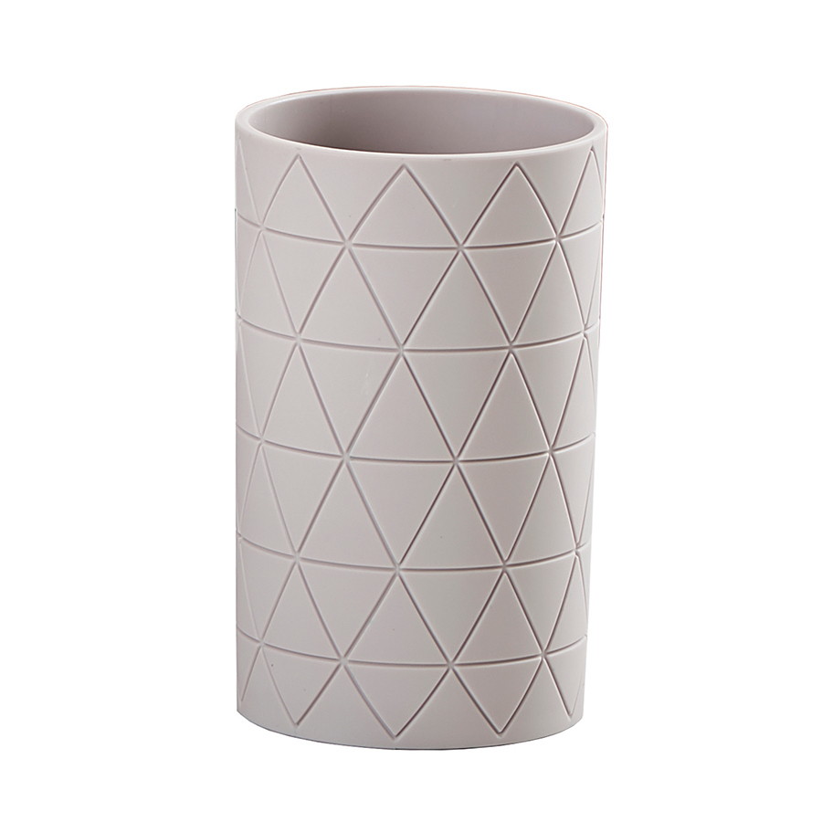 Изображение товара Стакан для зубных щеток DELPHINIUM 106185 пластик цвет бежевый