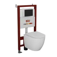 Изображение товара Комплект инсталляция с унитазом Bauedge Q111300-BL0001-Q00008 цвет белый Изображение товара Комплект инсталляция с унитазом Bauedge Q111300-BL0001-Q00008 цвет белый
