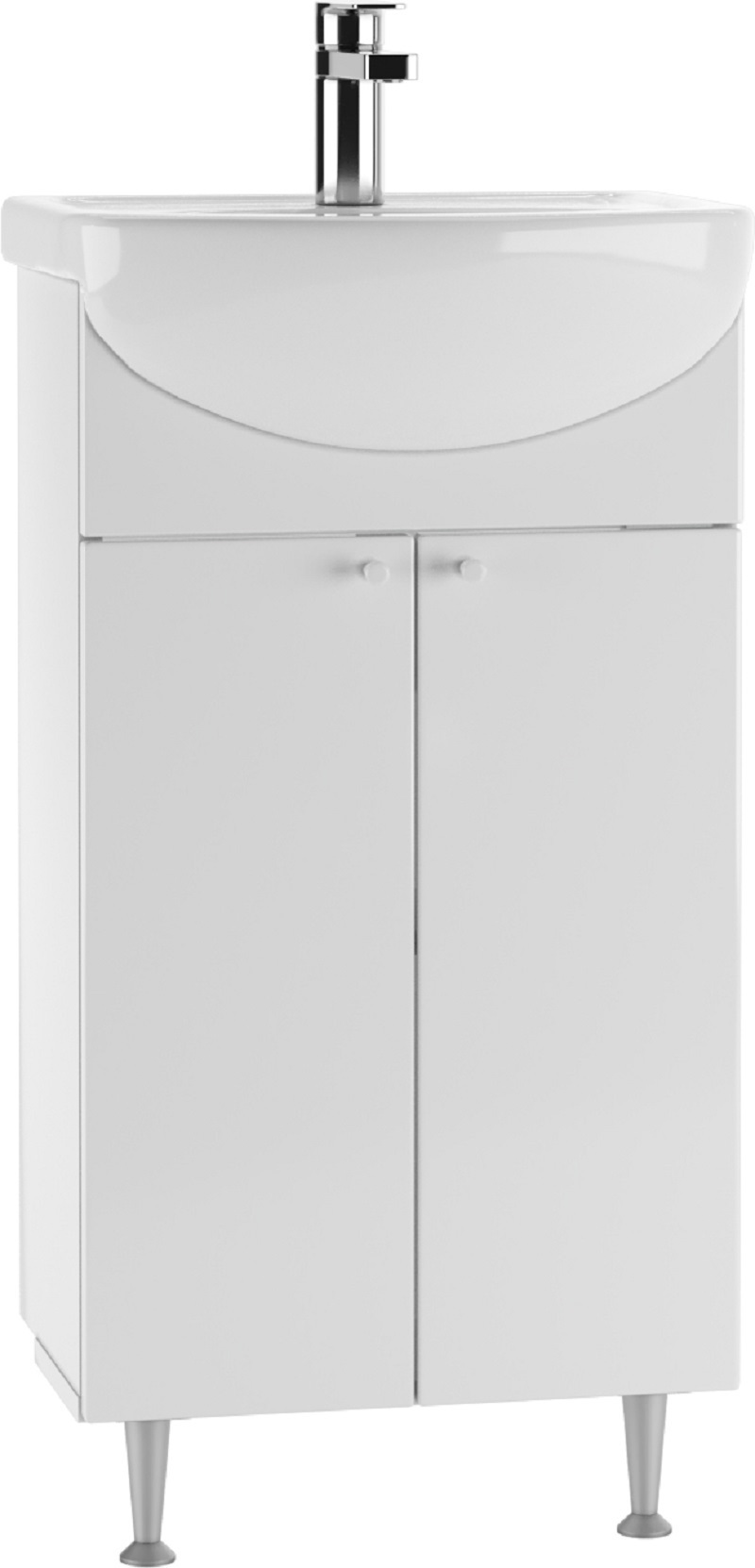Изображение товара Тумба под накладную раковину Домино Промо DP2610T Белая 42.7 см