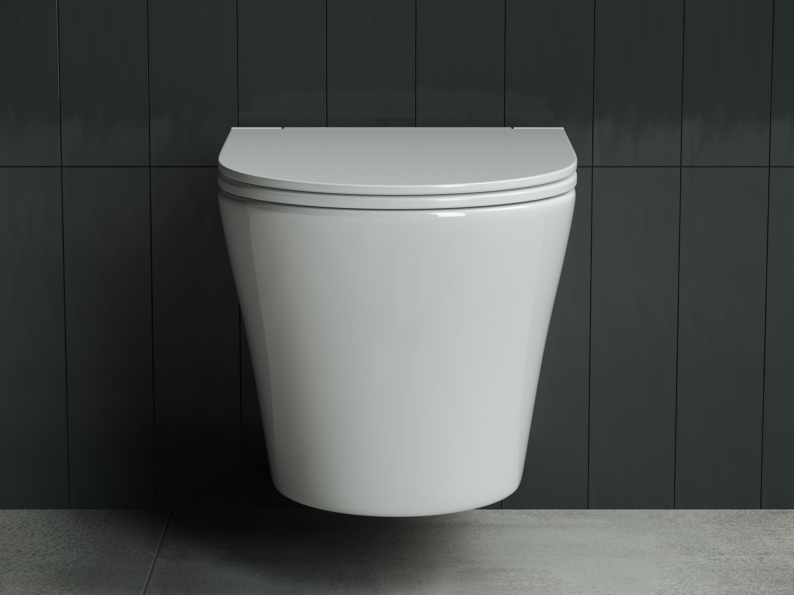 Изображение товара Подвесной унитаз CERAMICANOVA CN3011 безободковый с сиденьем микролифт