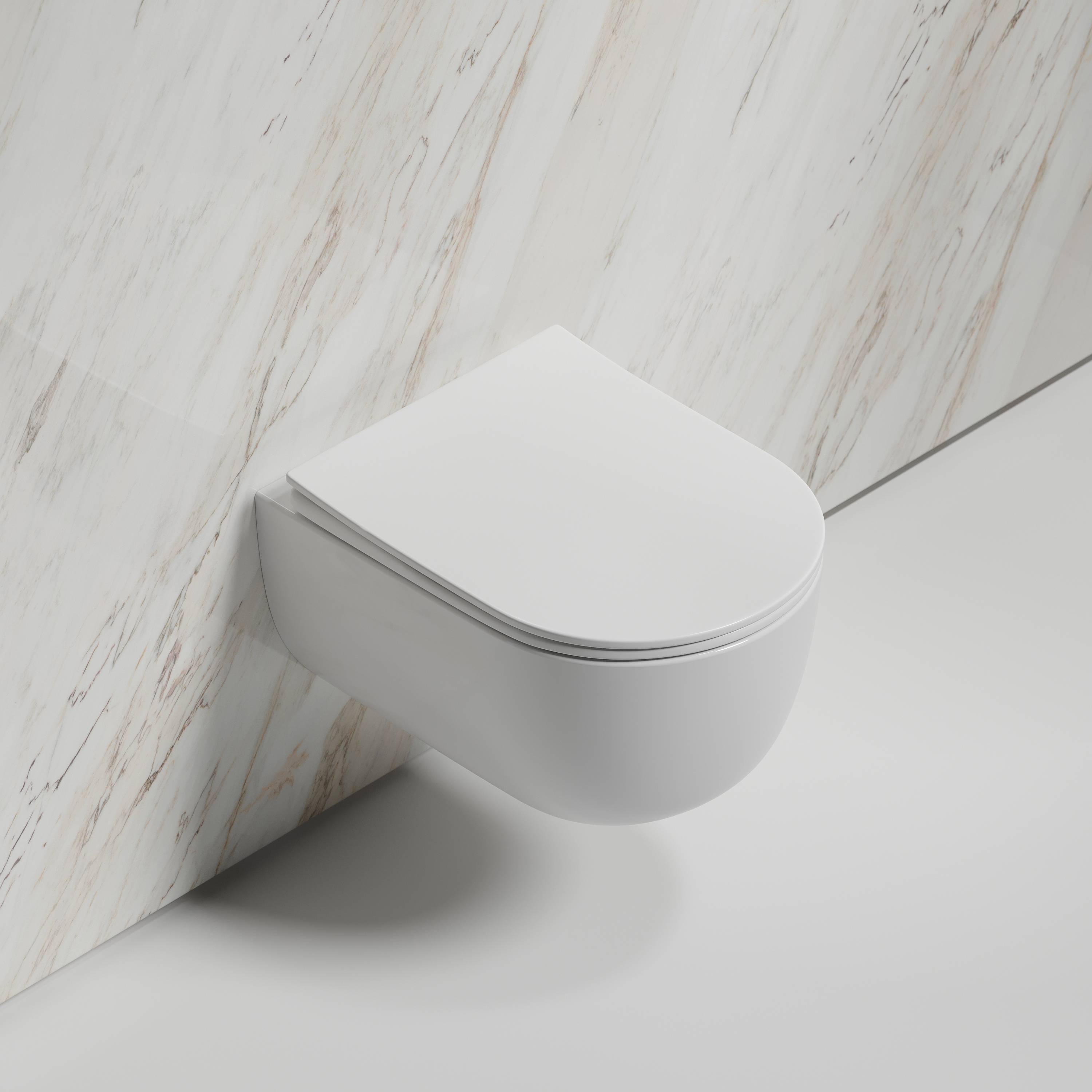 Изображение товара Унитаз подвесной CERAMICANOVA CN6063 безободковый с сиденьем микролифт Изображение товара Унитаз подвесной CERAMICANOVA CN6063 безободковый с сиденьем микролифт