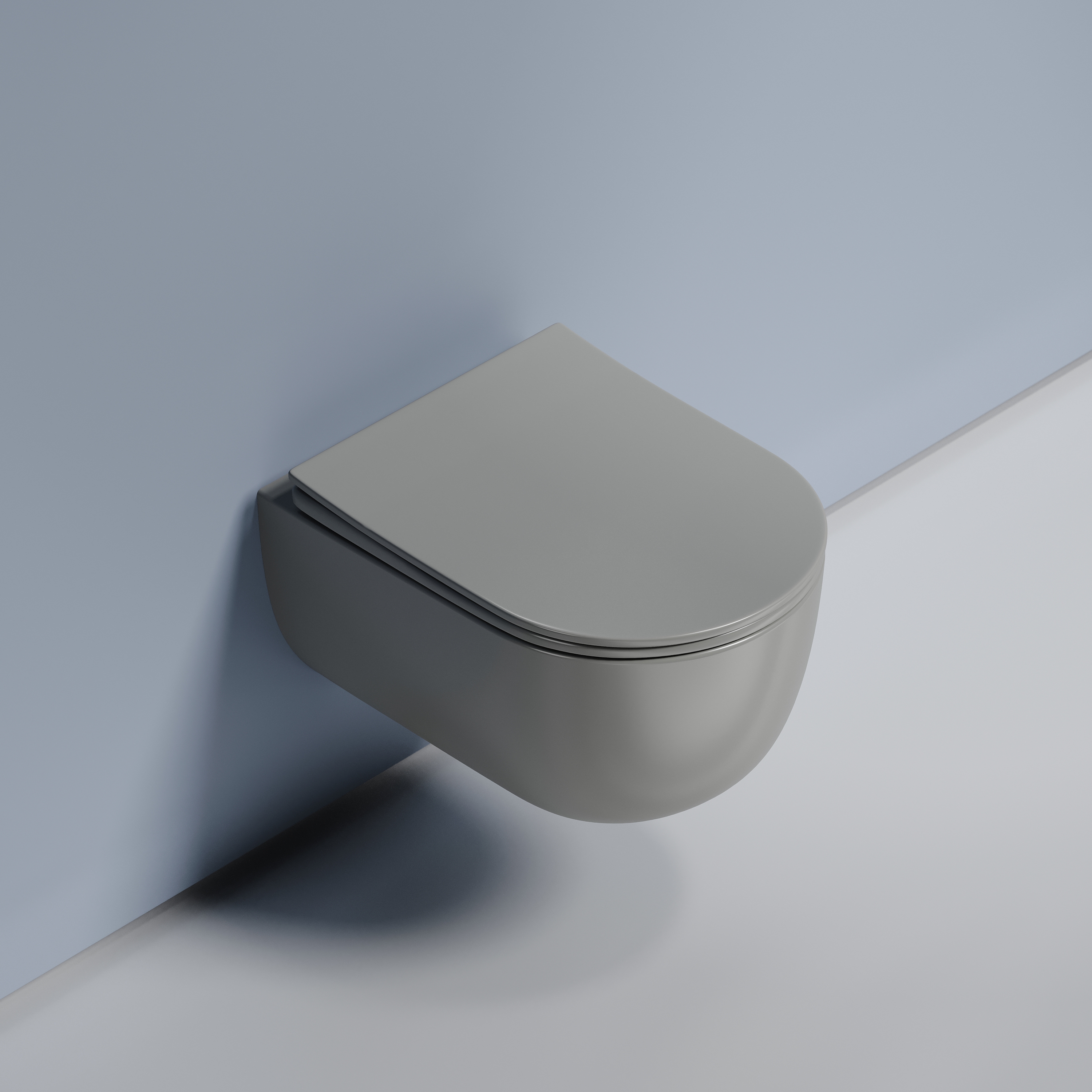 Изображение товара Унитаз подвесной CERAMICANOVA CN6063MH безободковый с сиденьем микролифт