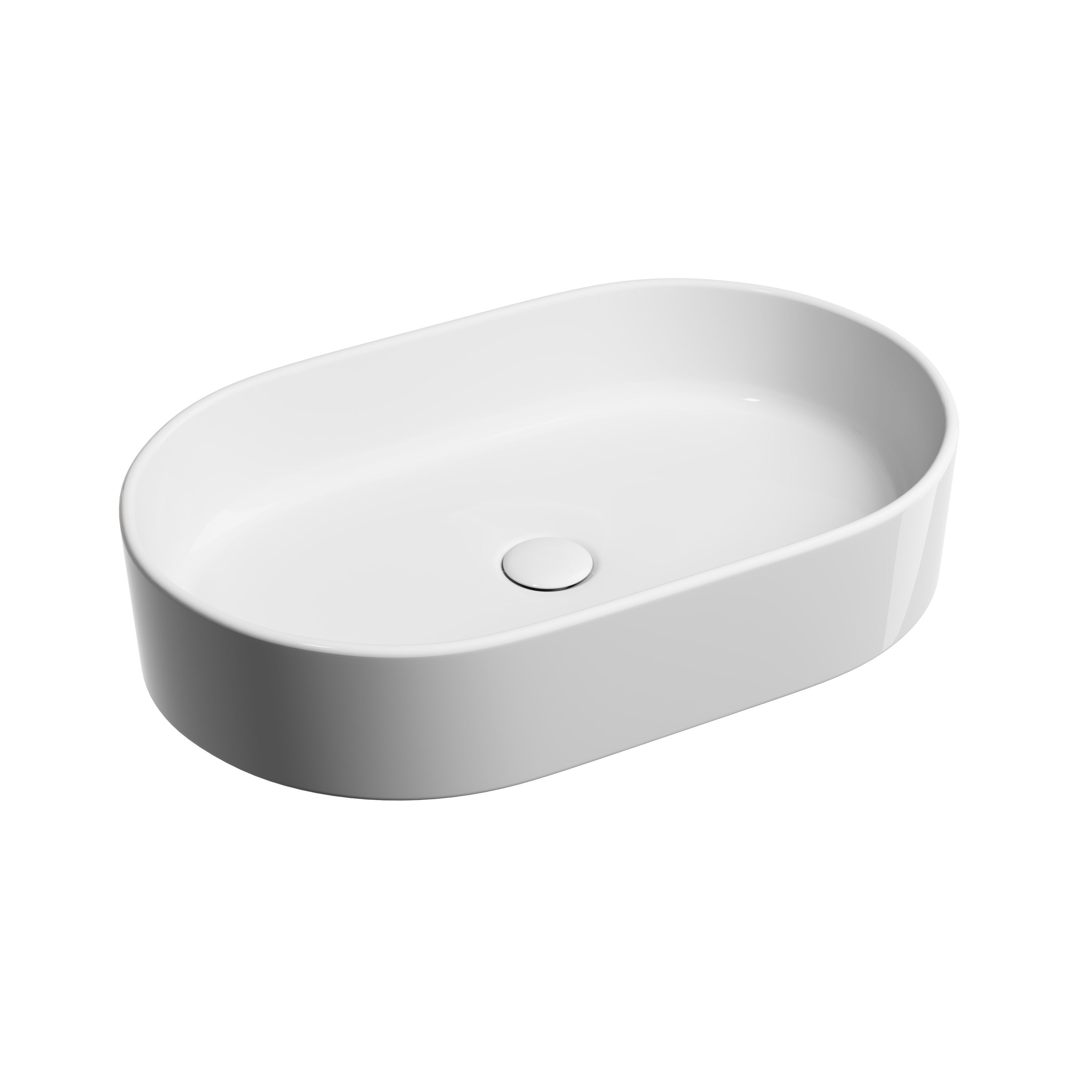 Изображение товара Раковина накладная Ceramicanova element CN6048 60.8см цвет белый