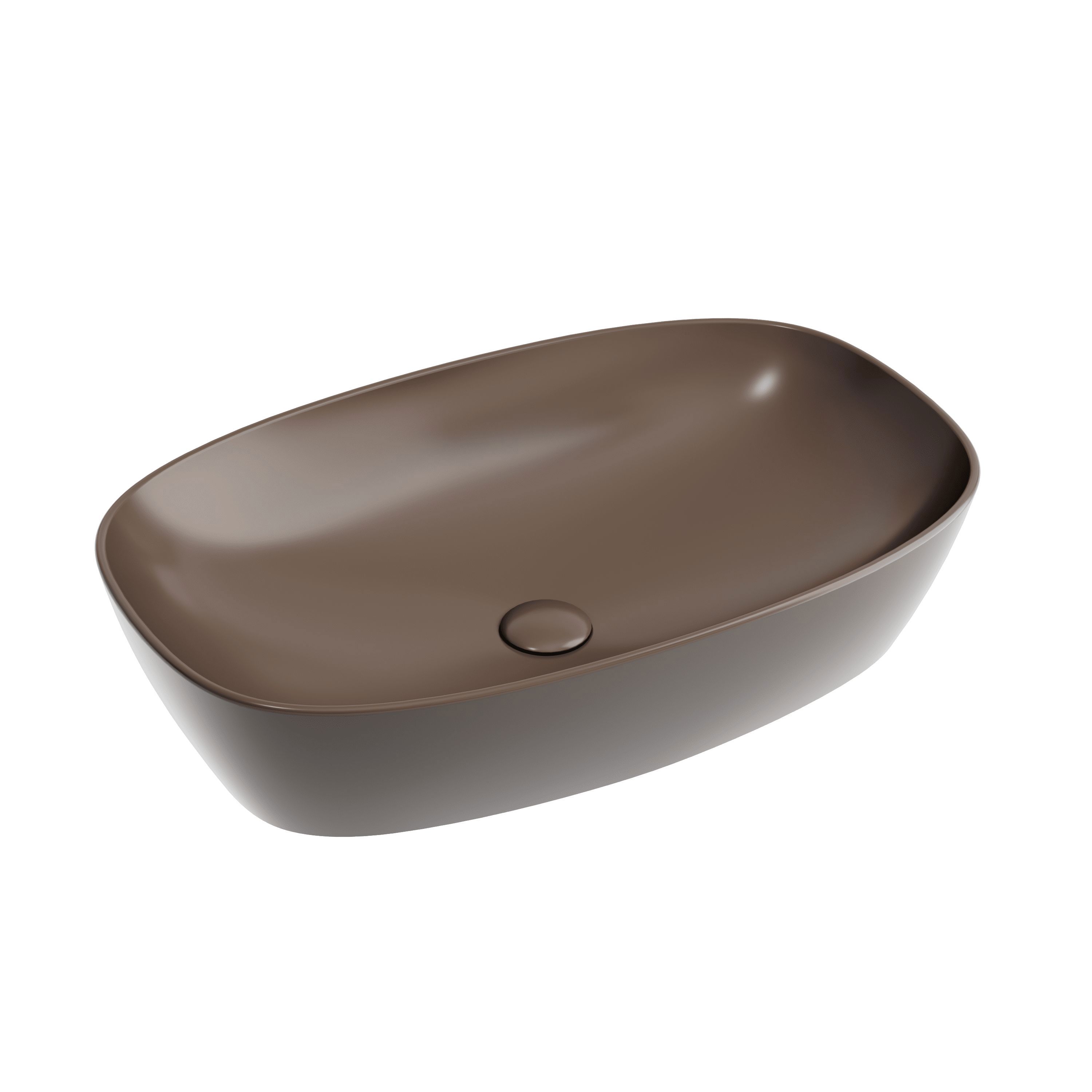 Изображение товара Раковина накладная Ceramicanova element CN6049MDB 60см цвет коричневый Изображение товара Раковина накладная Ceramicanova element CN6049MDB 60см цвет коричневый