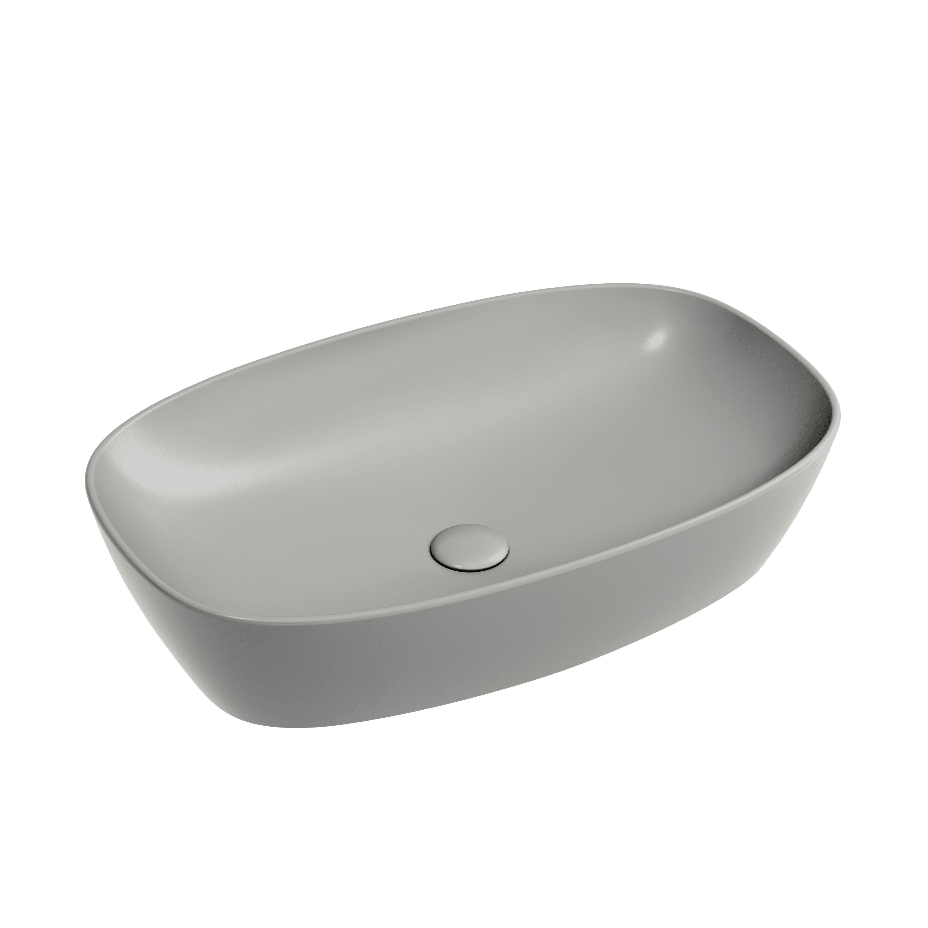 Изображение товара Раковина накладная Ceramicanova element CN6049MH 60см цвет серый Изображение товара Раковина накладная Ceramicanova element CN6049MH 60см цвет серый