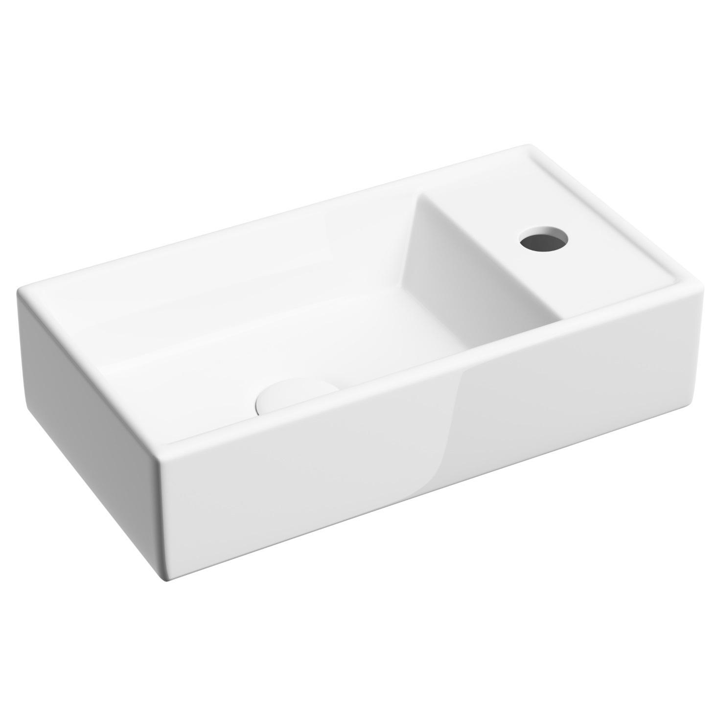 Изображение товара Раковина накладная Ceramicanova CN6051L Element Белый