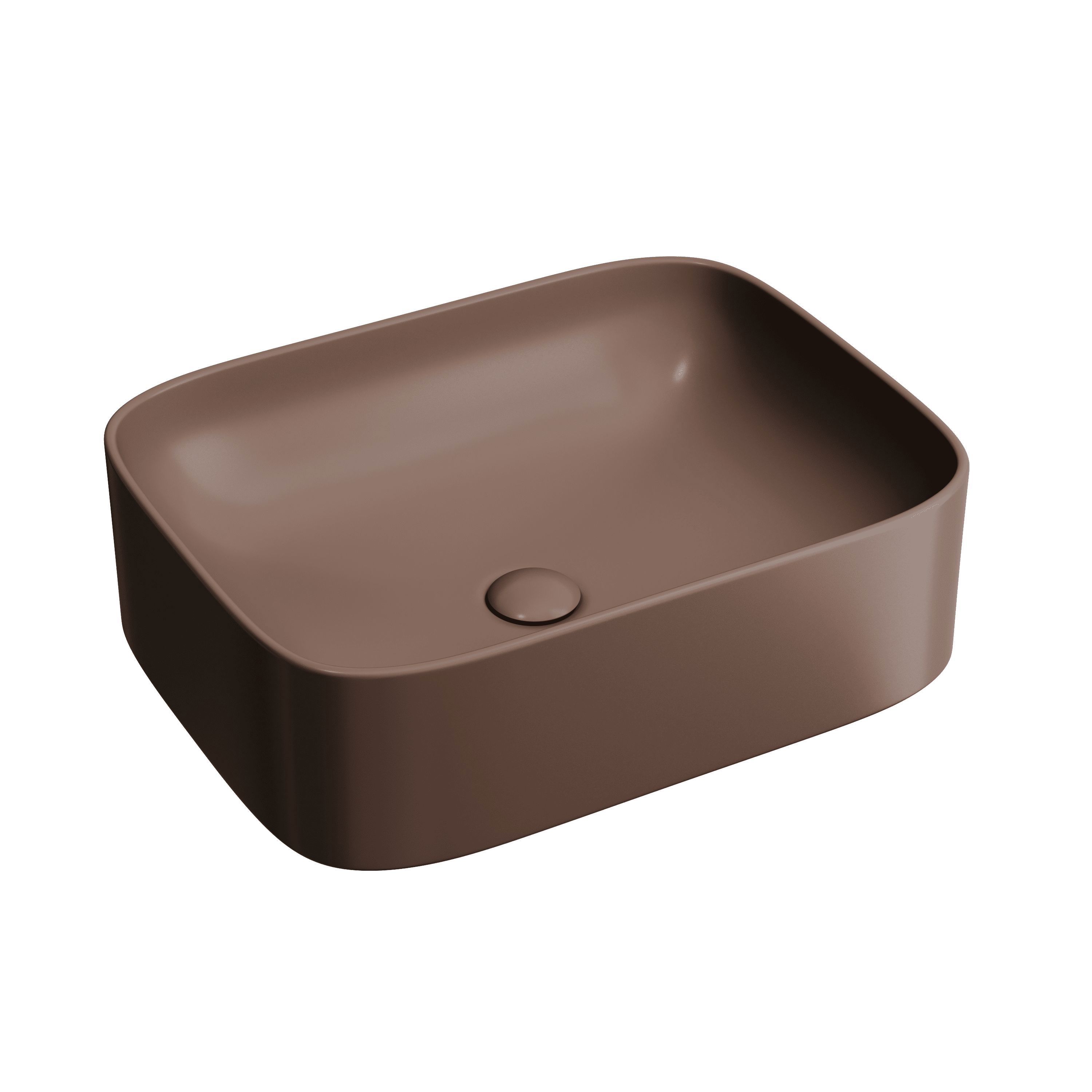 Изображение товара Раковина накладная Ceramicanova element CN6052MDB 50.5см цвет коричневый Изображение товара Раковина накладная Ceramicanova element CN6052MDB 50.5см цвет коричневый