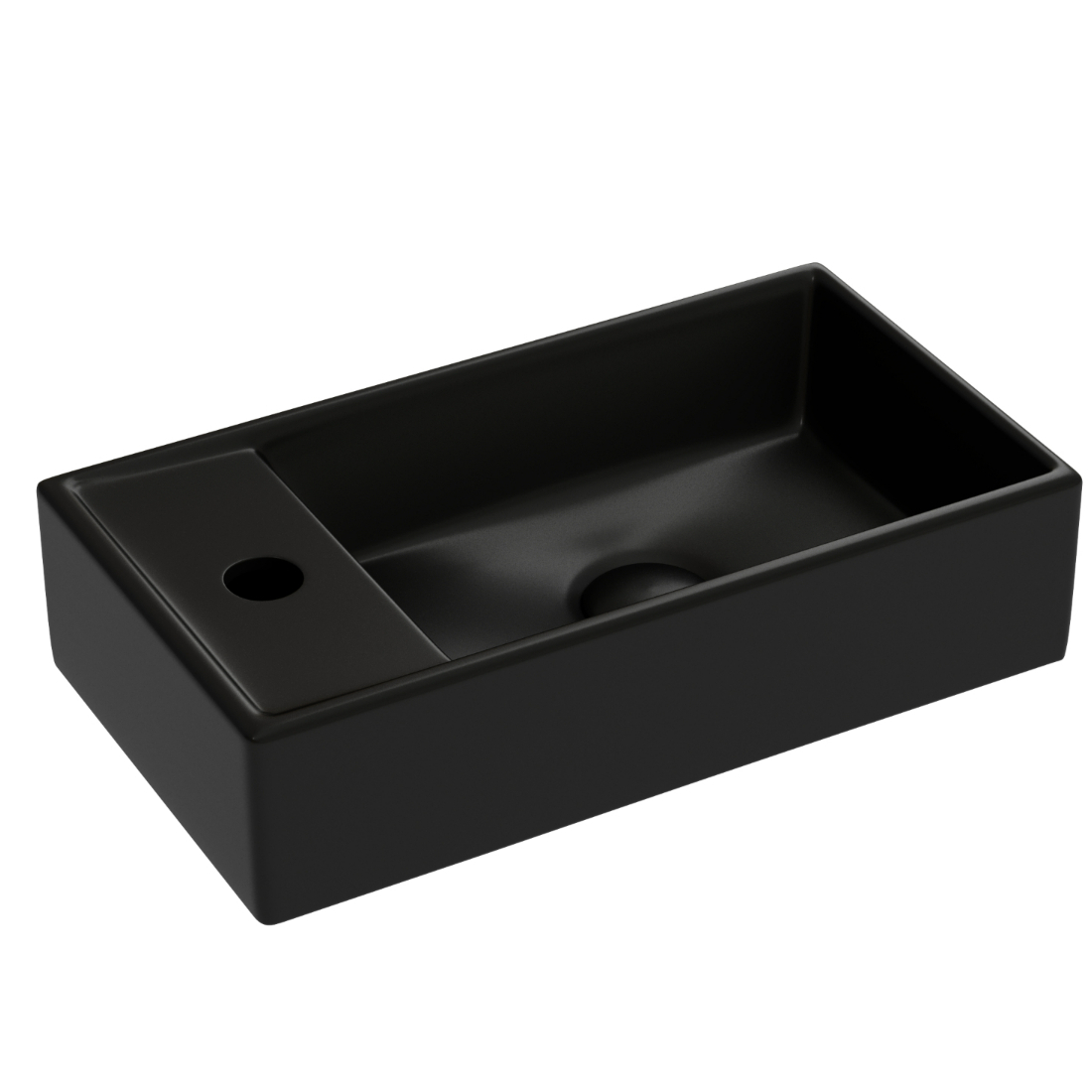 Изображение товара Раковина накладная Ceramicanova element CN6051RMB 40.5см цвет черный Изображение товара Раковина накладная Ceramicanova element CN6051RMB 40.5см цвет черный