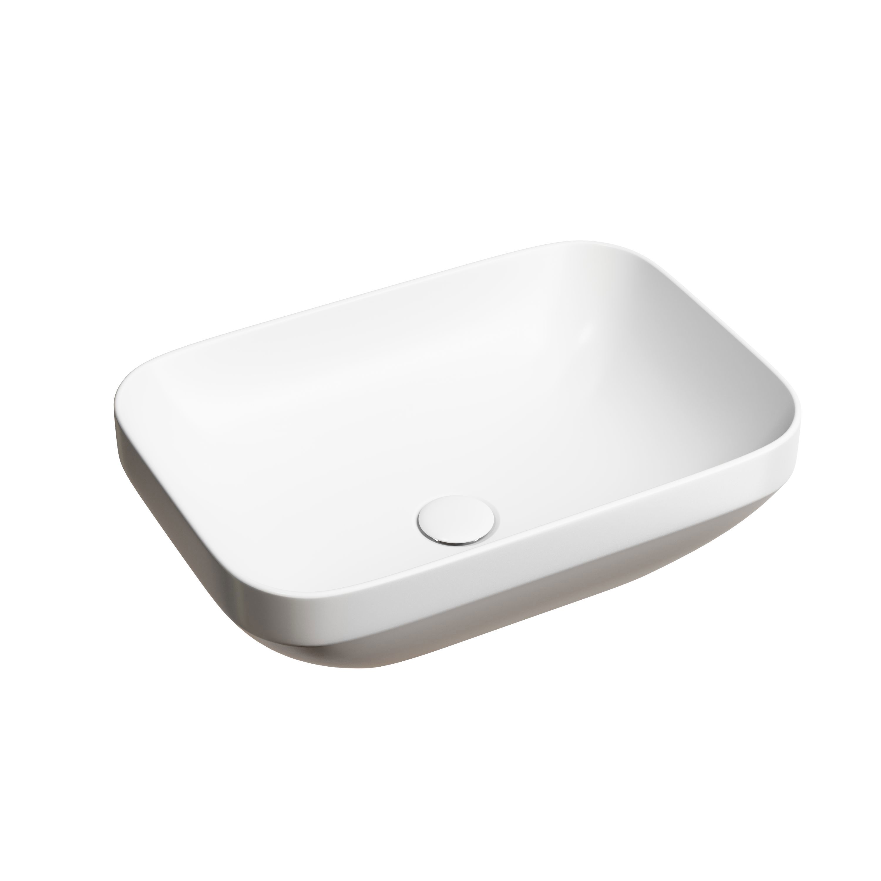 Изображение товара Раковина накладная Ceramicanova element CN6055MW 50см цвет белый Изображение товара Раковина накладная Ceramicanova element CN6055MW 50см цвет белый