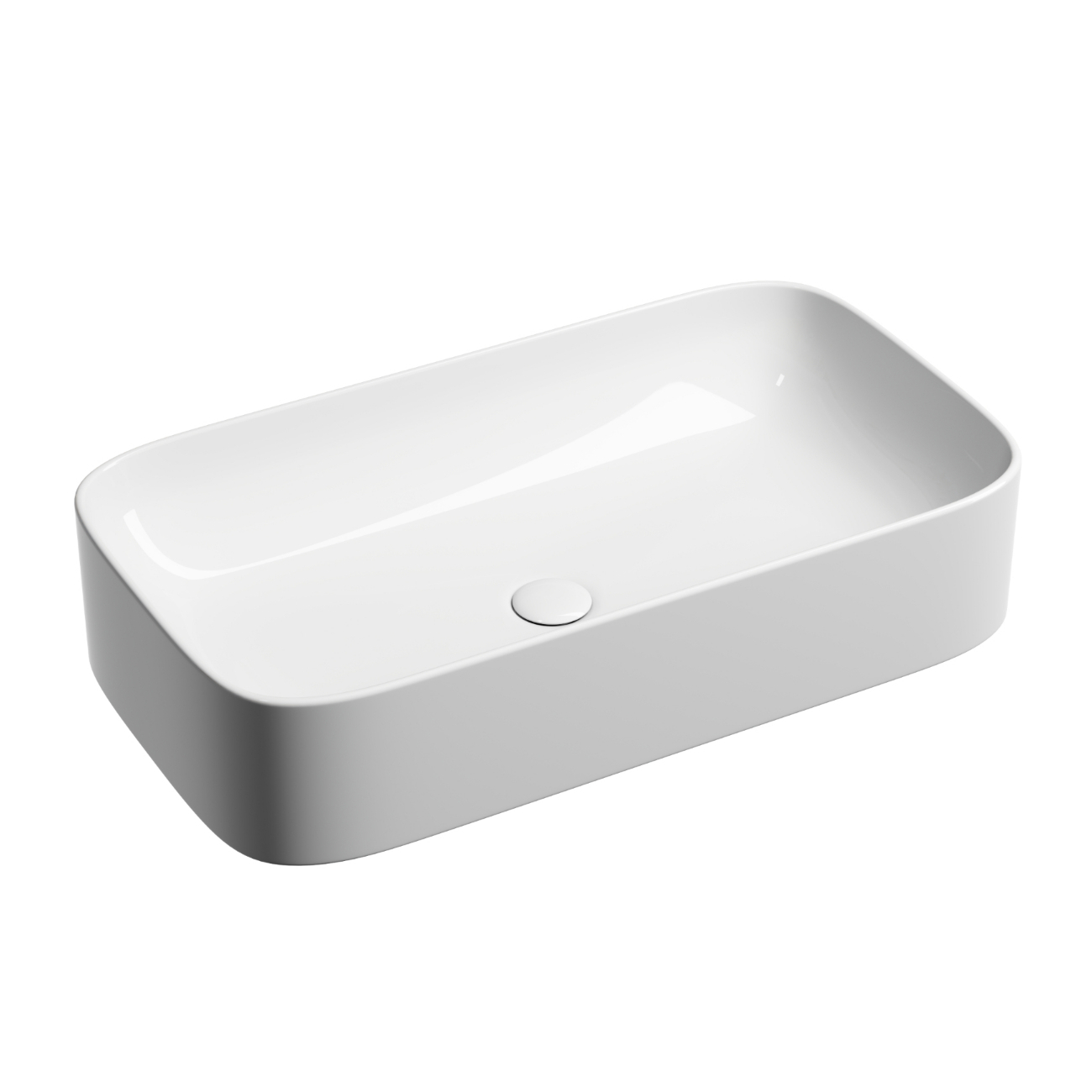 Изображение товара Раковина накладная CERAMICANOVA CN6054 Element 70.5 см белая