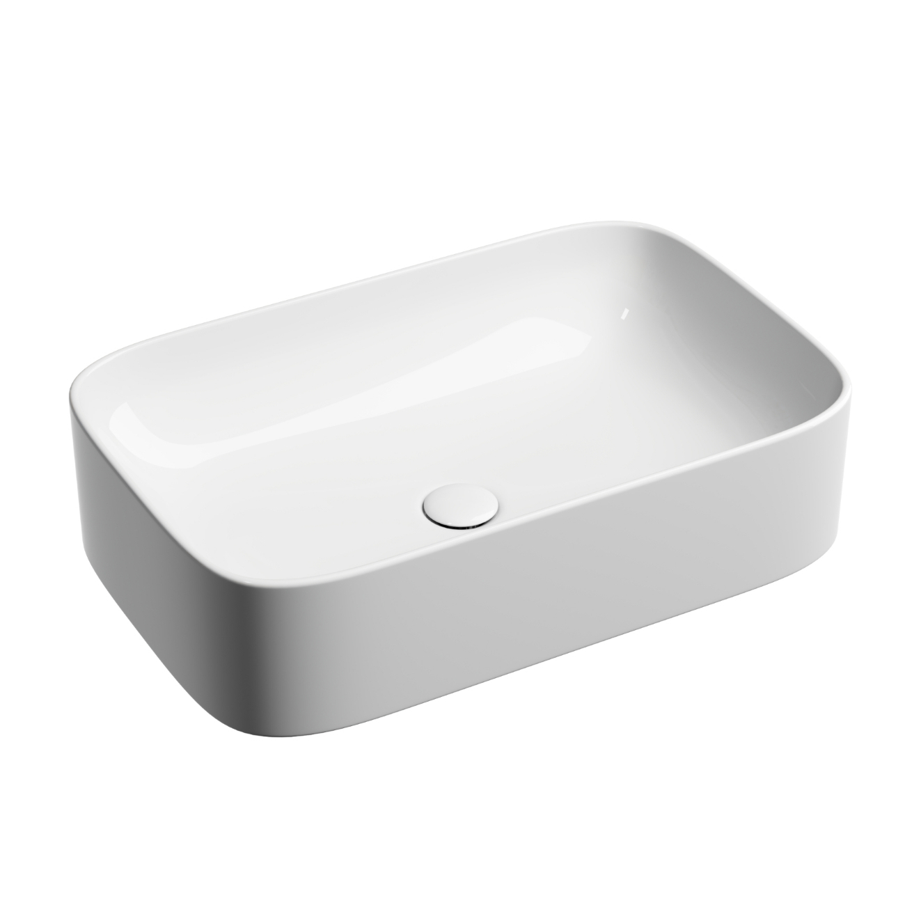 Изображение товара Раковина накладная Ceramicanova element CN6053 60.5см цвет белый