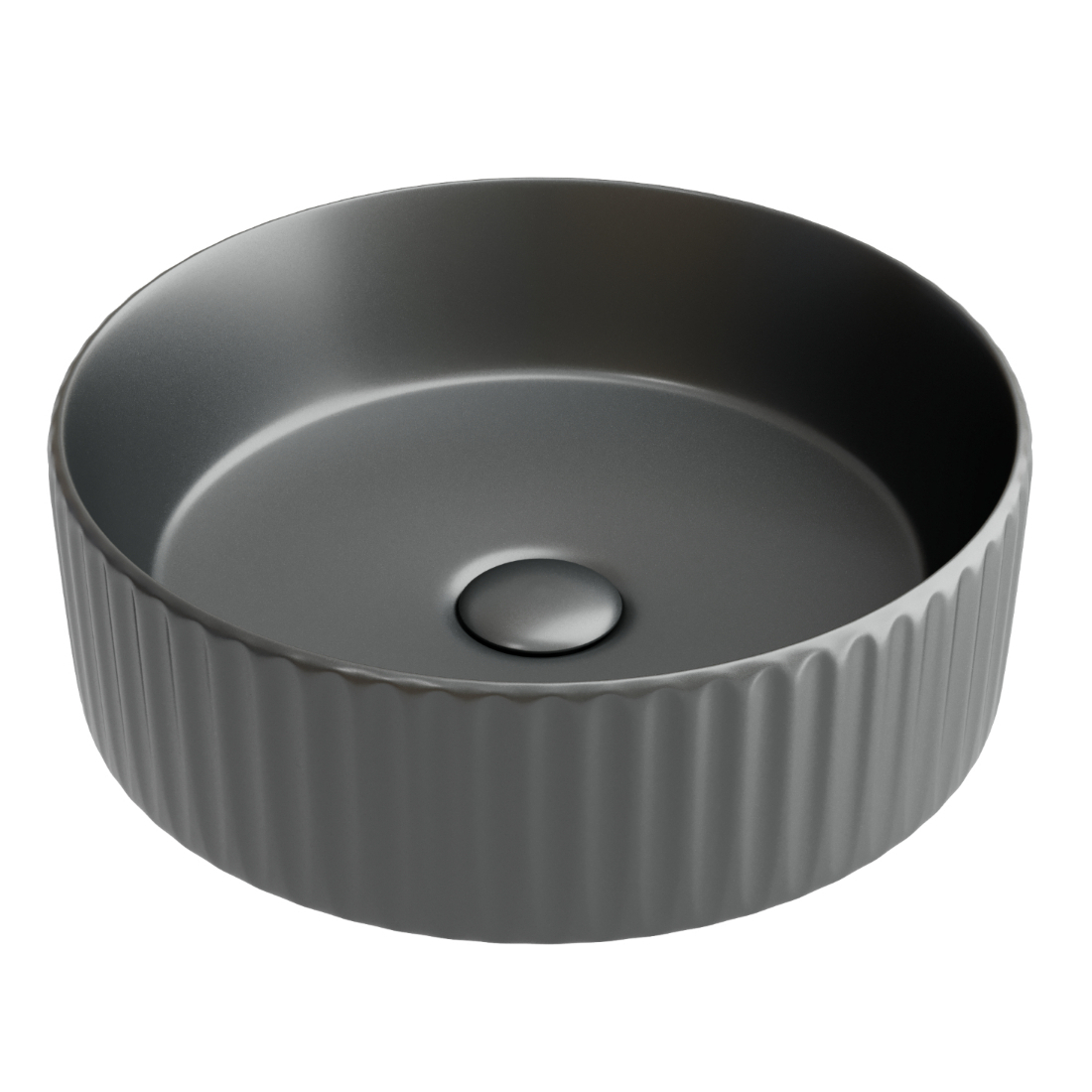 Изображение товара Раковина накладная Ceramicanova element CN6057MDH 36см цвет черный Изображение товара Раковина накладная Ceramicanova element CN6057MDH 36см цвет черный