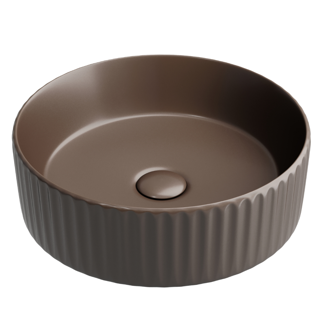 Изображение товара Раковина накладная Ceramicanova element CN6057MDB 36см цвет коричневый Изображение товара Раковина накладная Ceramicanova element CN6057MDB 36см цвет коричневый