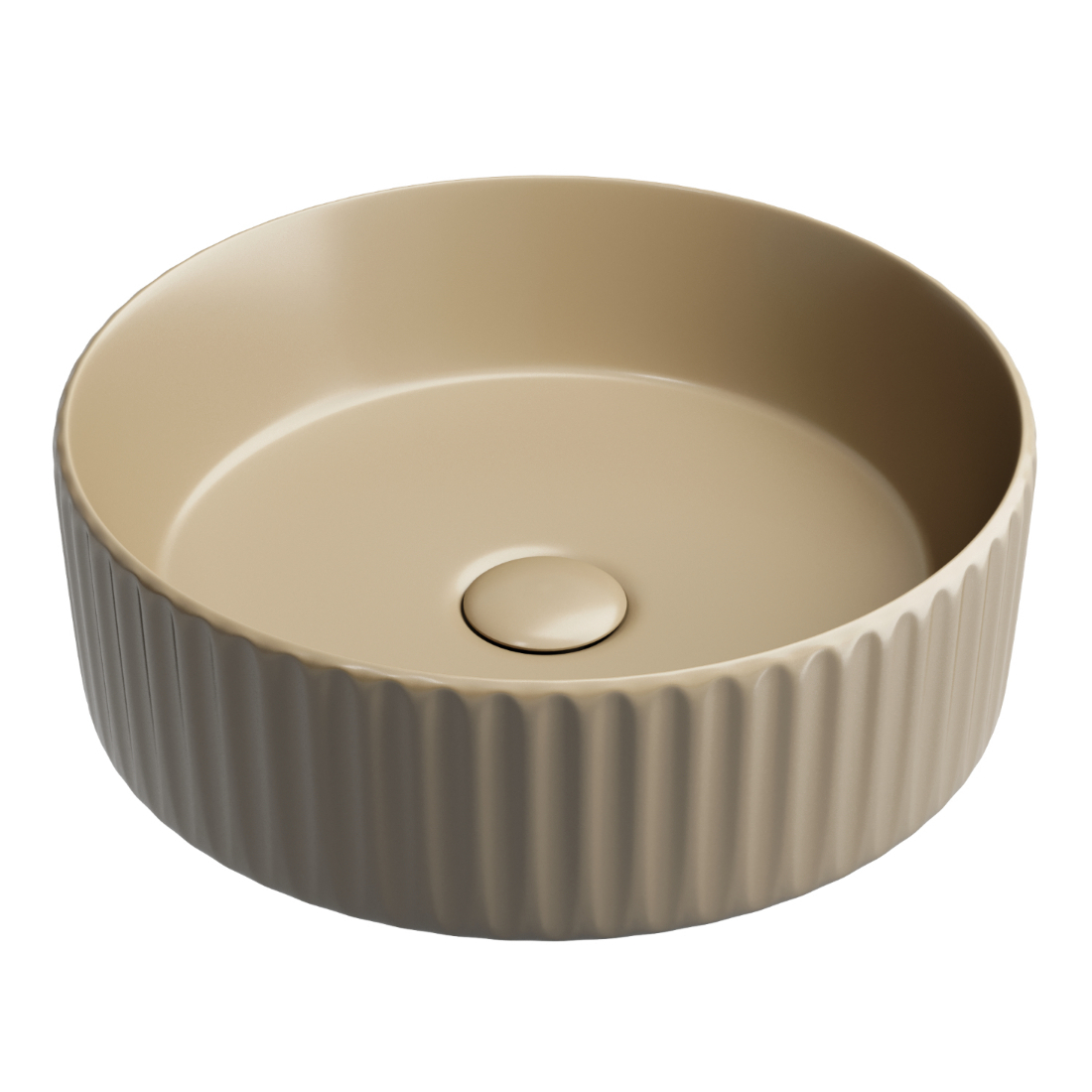Изображение товара Раковина накладная Ceramicanova element CN6057MC 36см цвет бежевый