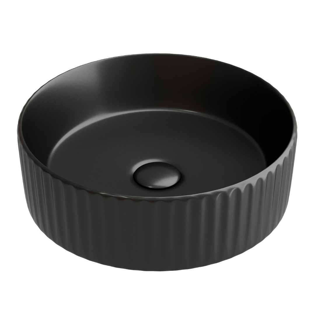 Изображение товара Раковина накладная Ceramicanova element CN6057MB 36см цвет черный Изображение товара Раковина накладная Ceramicanova element CN6057MB 36см цвет черный
