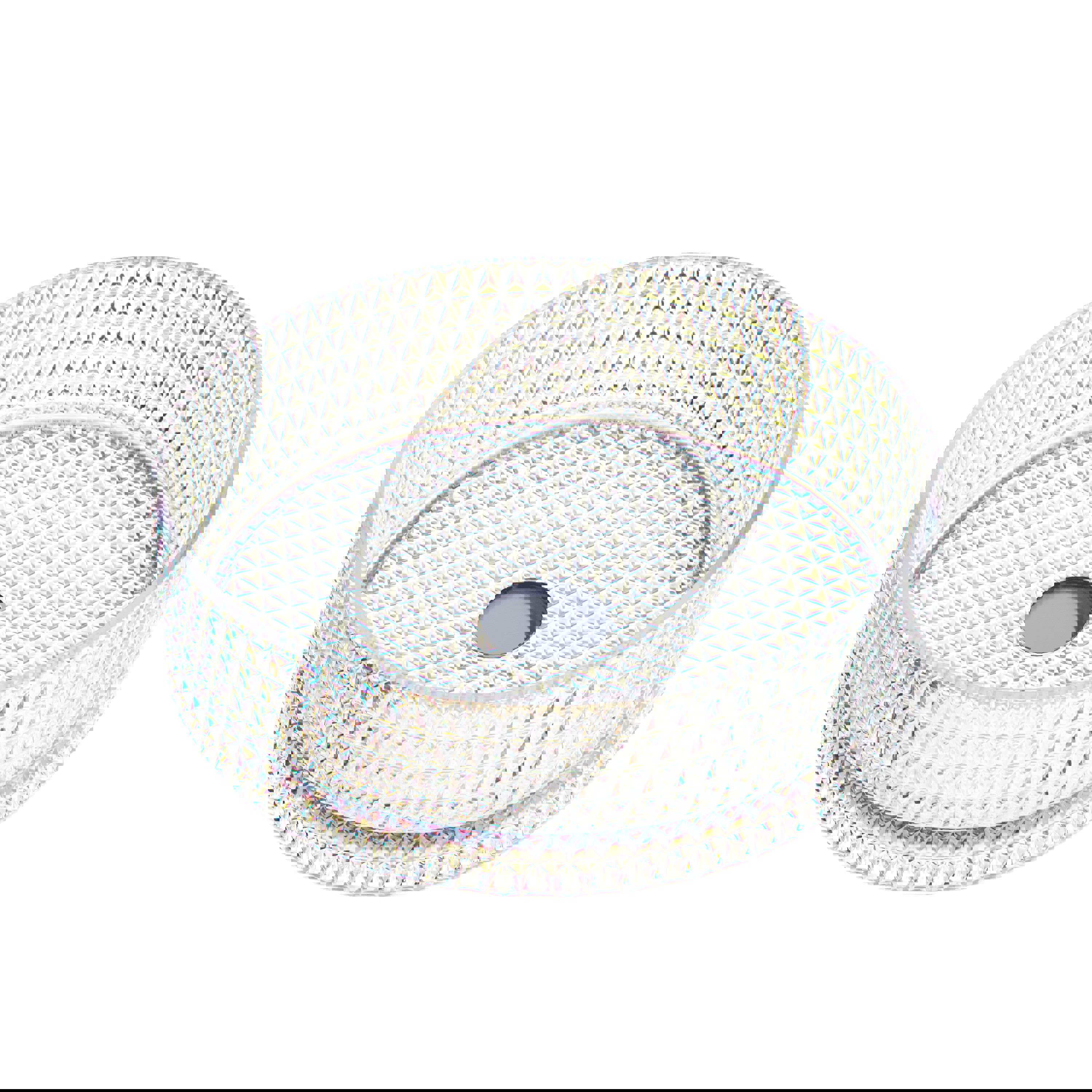 Изображение товара Раковина накладная Ceramicanova cristal CN6059 36см цвет бесцветный/прозрачный