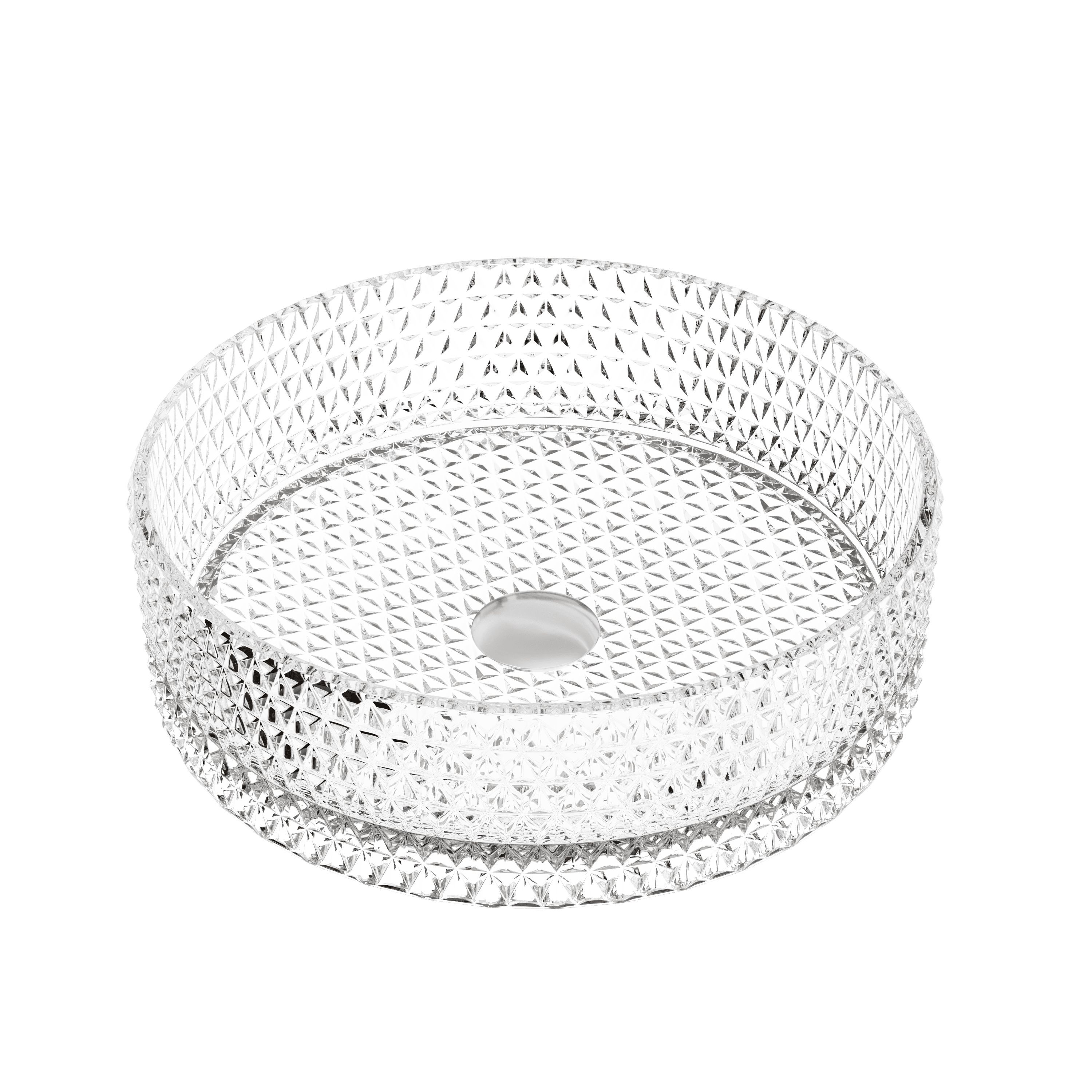 Изображение товара Раковина накладная Ceramicanova cristal CN6062 36см цвет белый