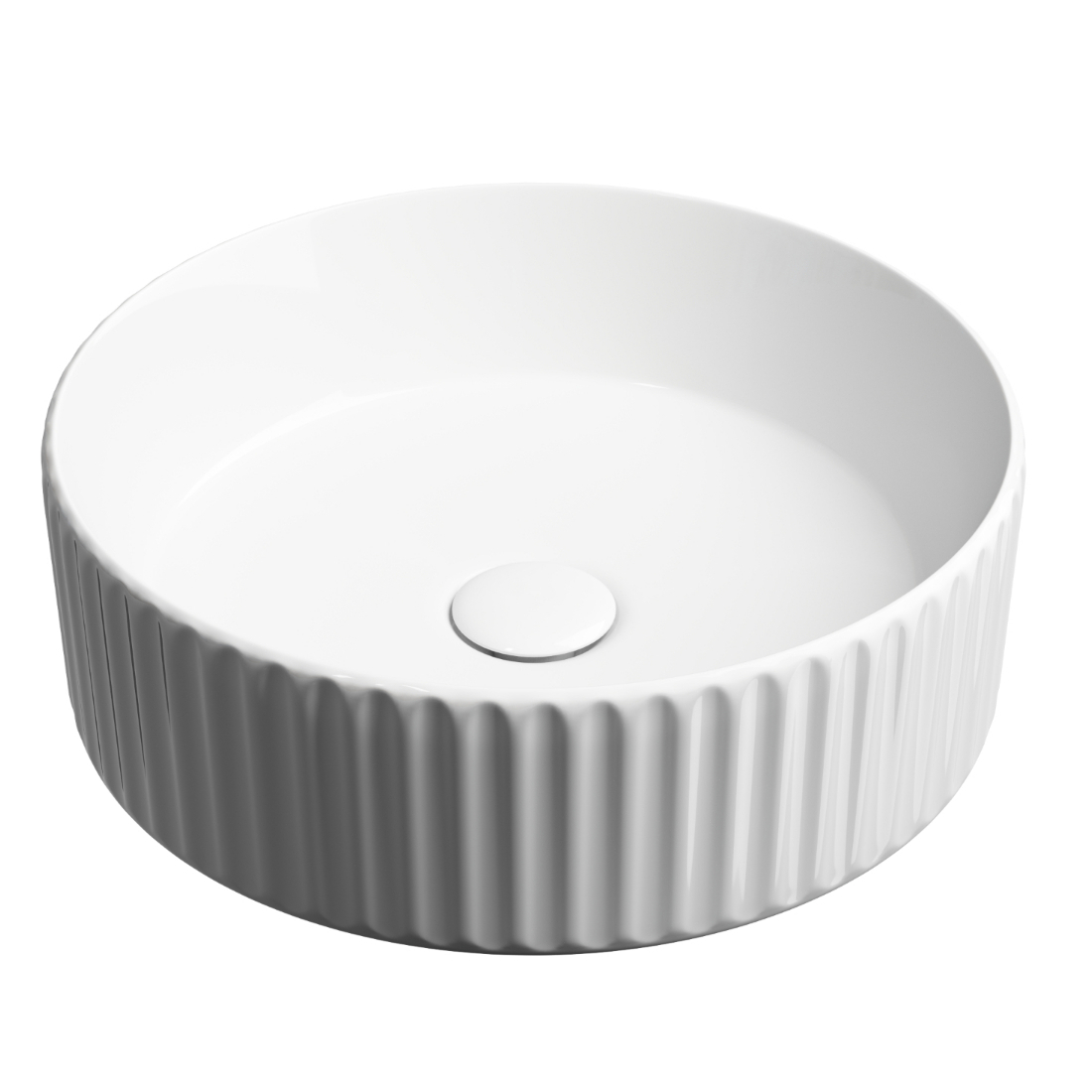 Изображение товара Раковина накладная Ceramicanova element CN6057MW 36см цвет белый Изображение товара Раковина накладная Ceramicanova element CN6057MW 36см цвет белый
