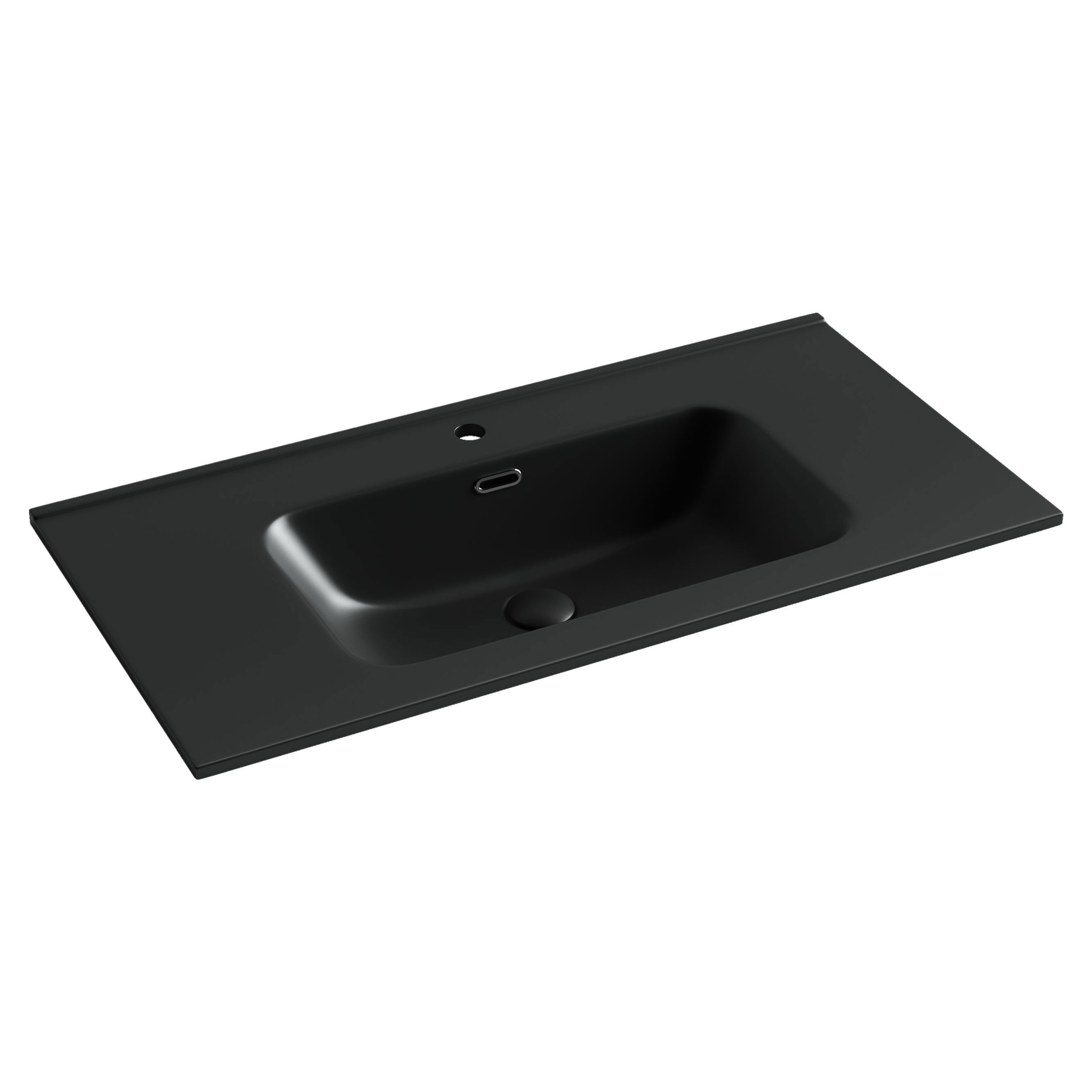 Изображение товара Раковина мебельная Ceramicanova element CN7002MB 91см цвет черный