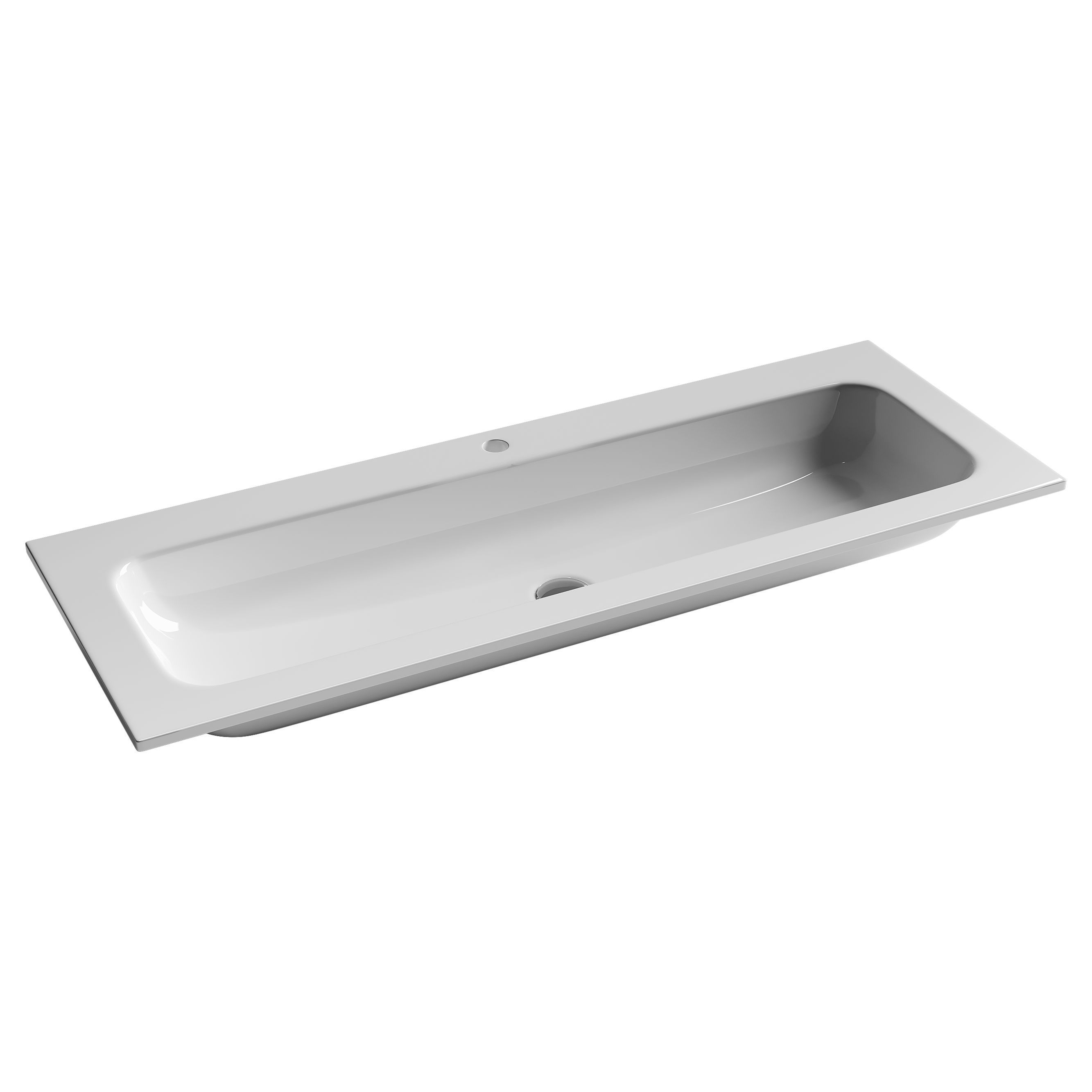 Изображение товара Раковина мебельная Ceramicanova element CN7017 121см цвет белый