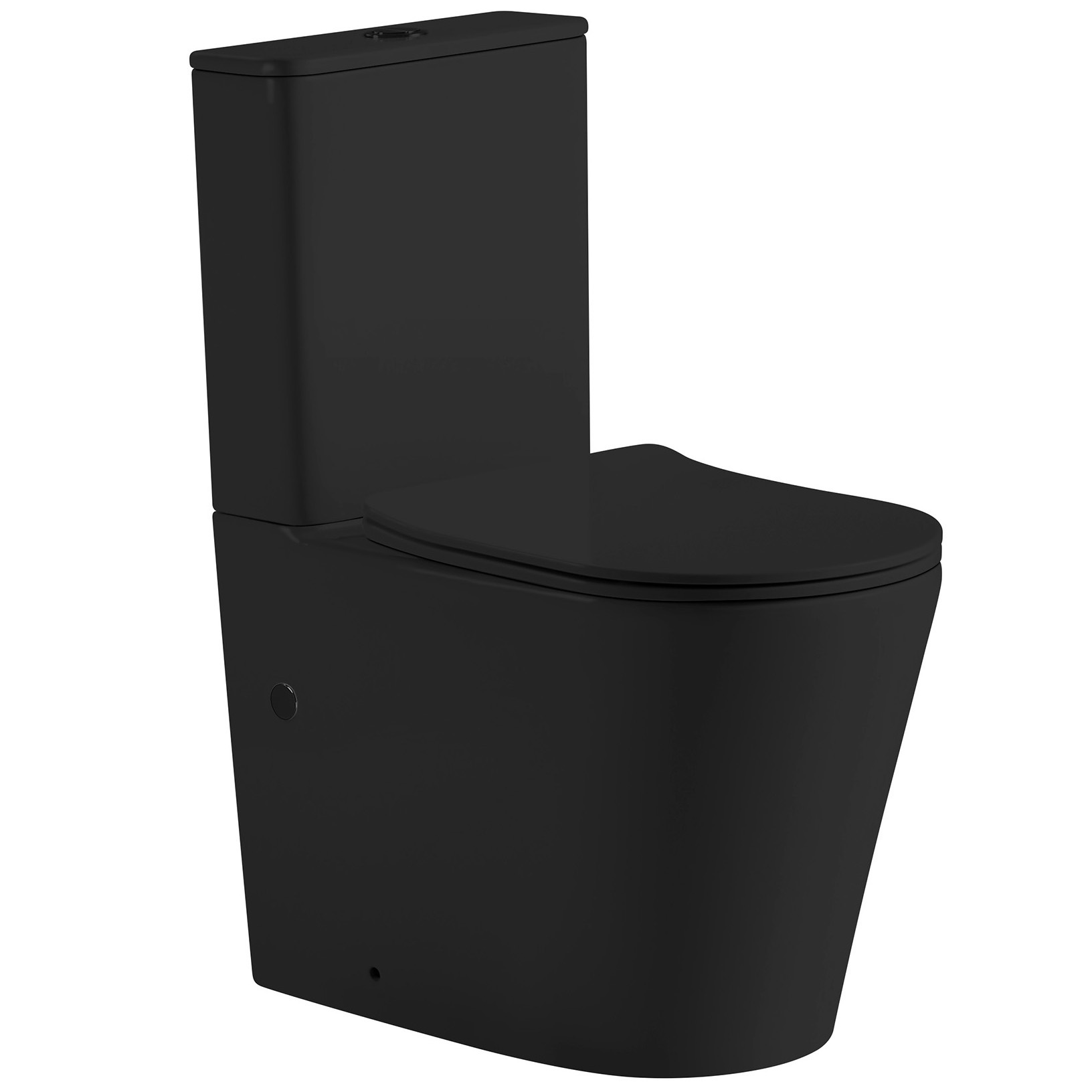 Изображение товара Унитаз-компакт Abber AC1112TMB черный матовый безободковый