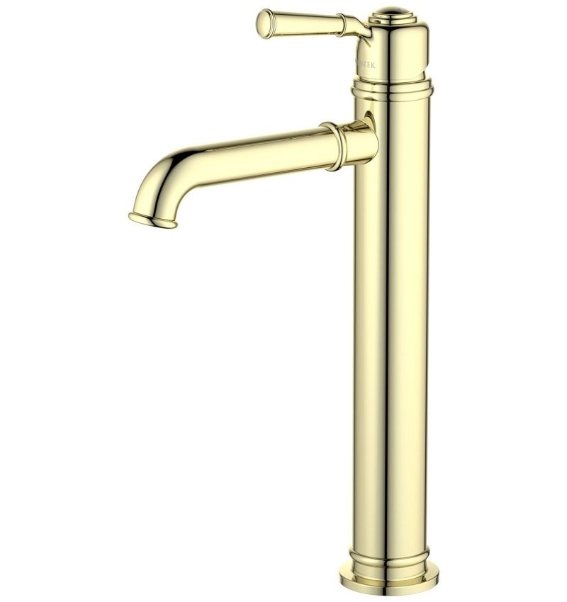 Изображение товара Смеситель для раковины Aquatek Классик AQ1504PG однорычажный цвет золото