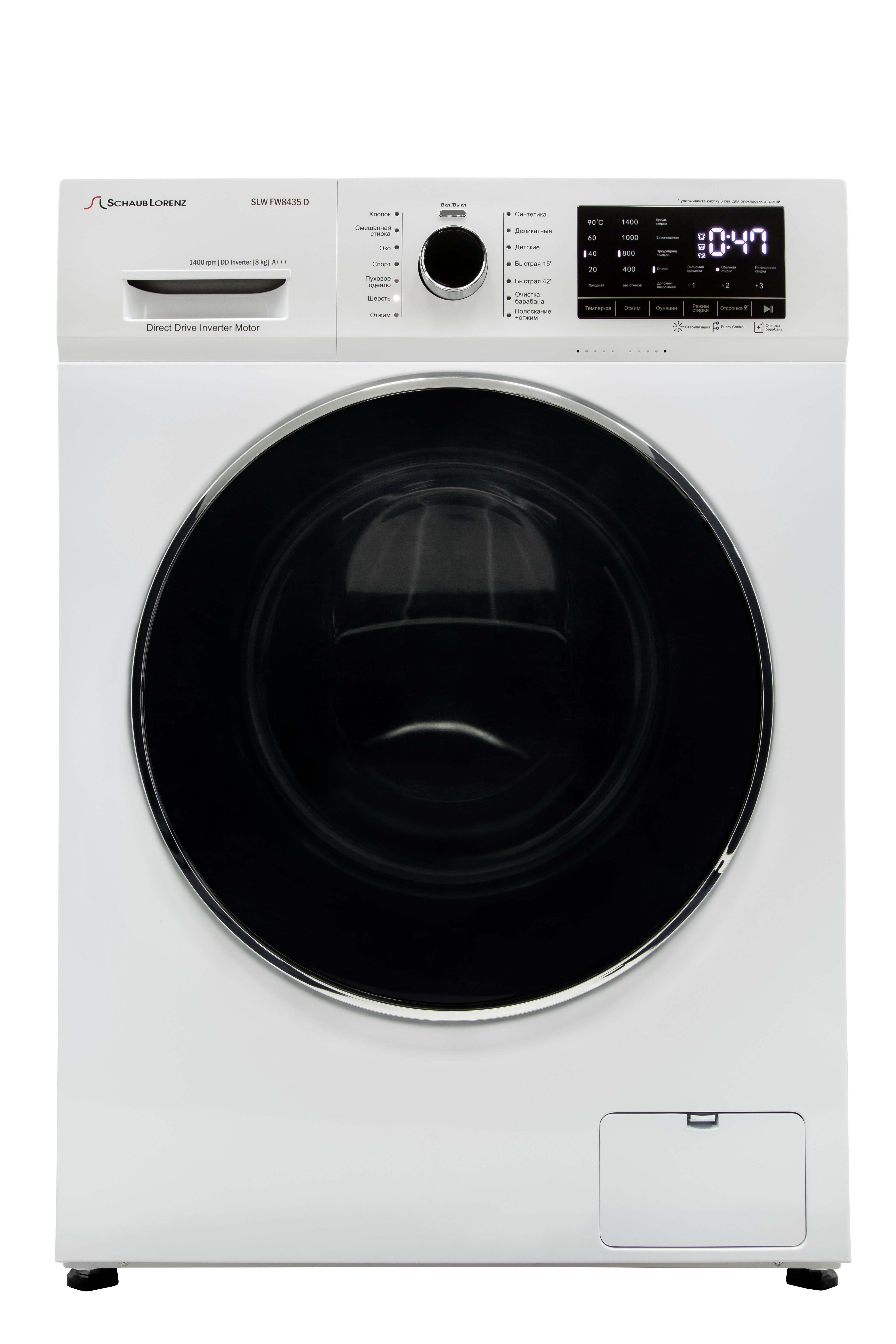 Изображение товара Стиральная машина Schaub Lorenz SLW FW8435 D 8 кг 1400 об/мин белый