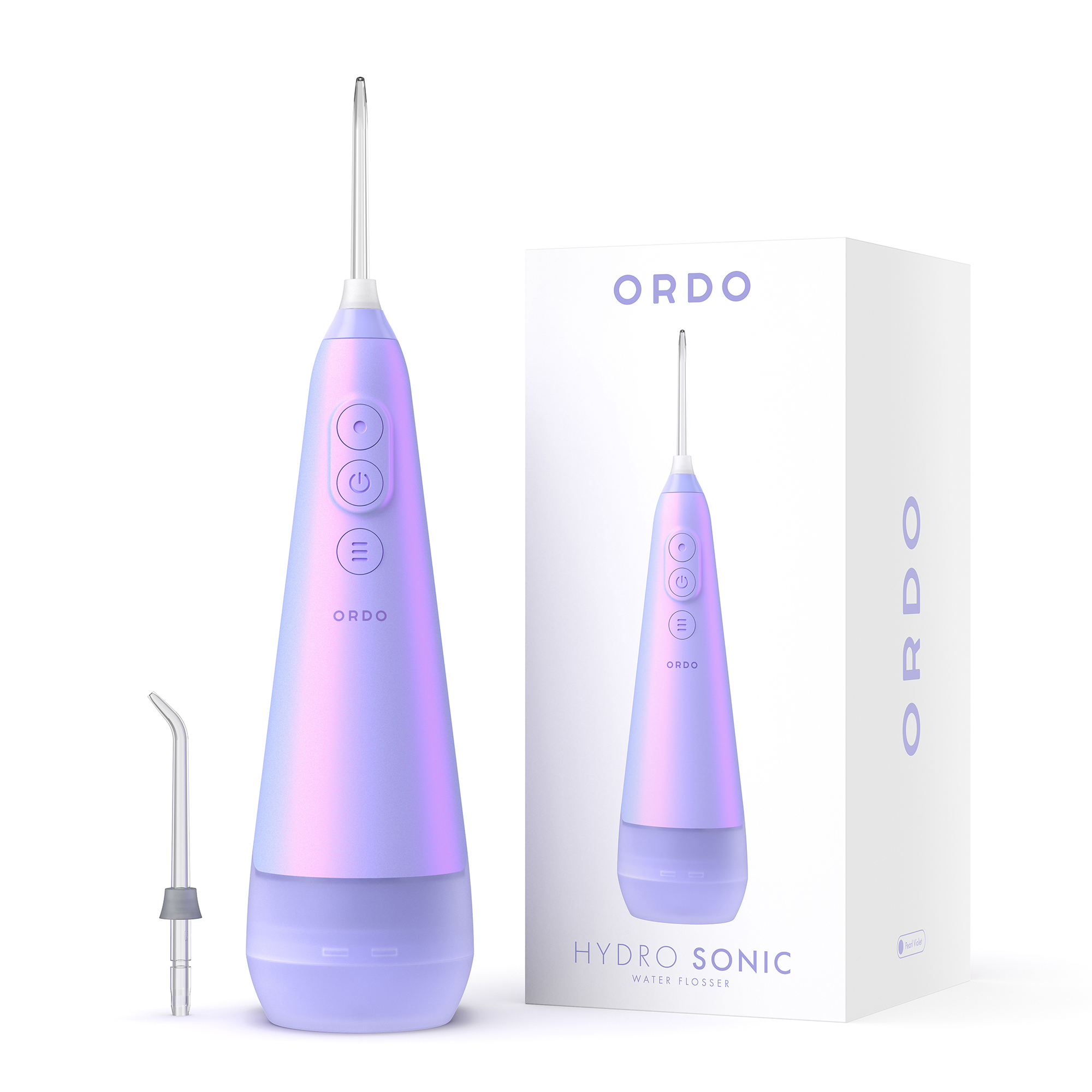 Изображение товара Ирригатор для полости рта и зубов портативный ORDO Hydro Sonic Water Flosser HSWF01 фиолетовый