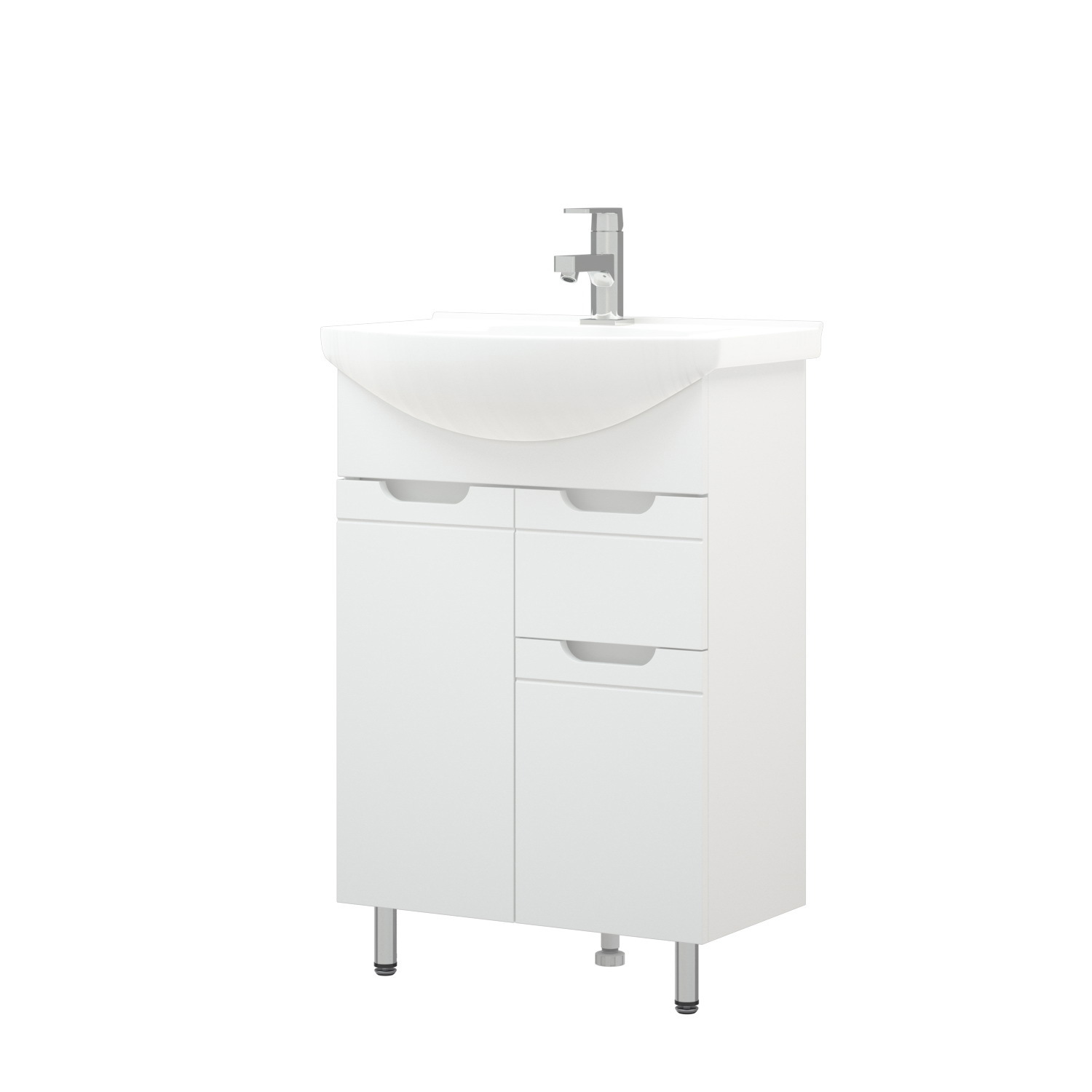 Изображение товара Тумба под раковину Corozo Лея SD-00001491 60см цвет белый