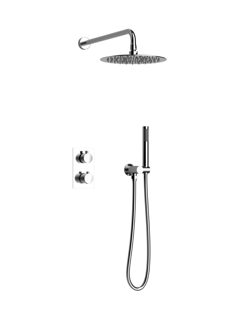 Изображение товара Душевая система с термостатом AltroBagno Unione 040407 Cr