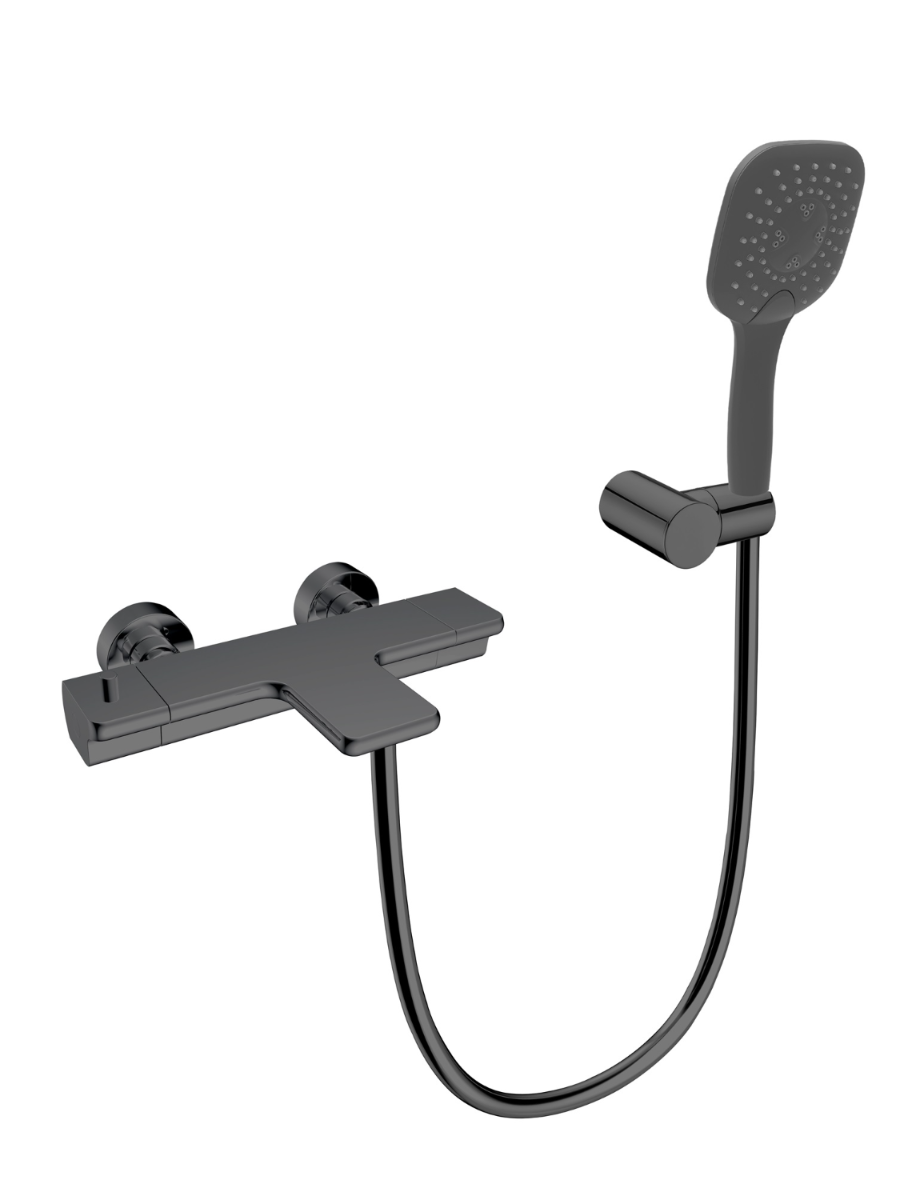 Изображение товара Смеситель для ванны AltroBagno Lamberto 0224 GrMt с термостатом и экономией воды