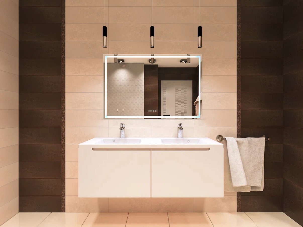 Изображение товара Зеркало для ванной Silver mirrors Ливия LED-00002765lum с подсветкой 100x80см