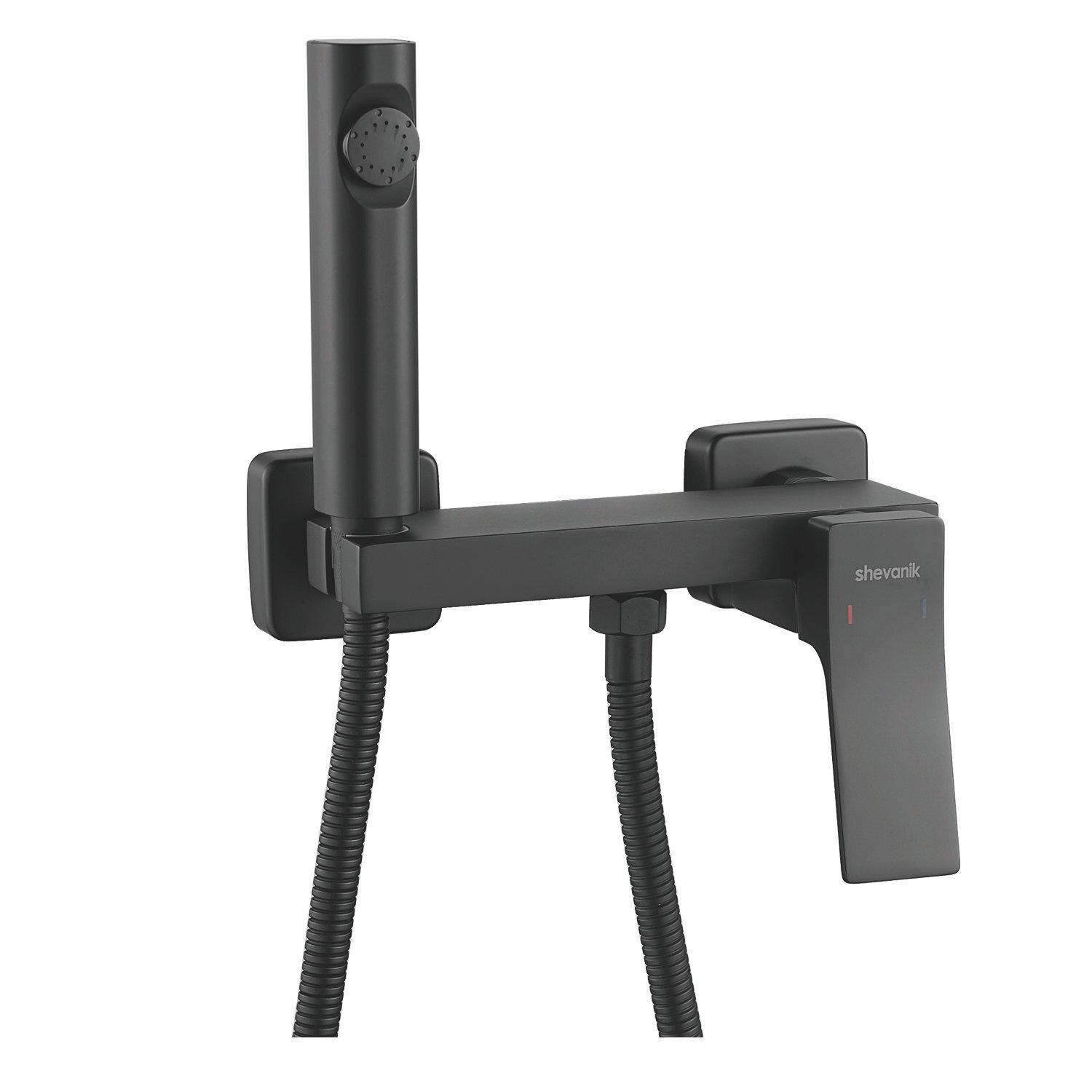 Изображение товара Гигиенический душ со смесителем Shevanik S4005H-1 черный комфорт и качество