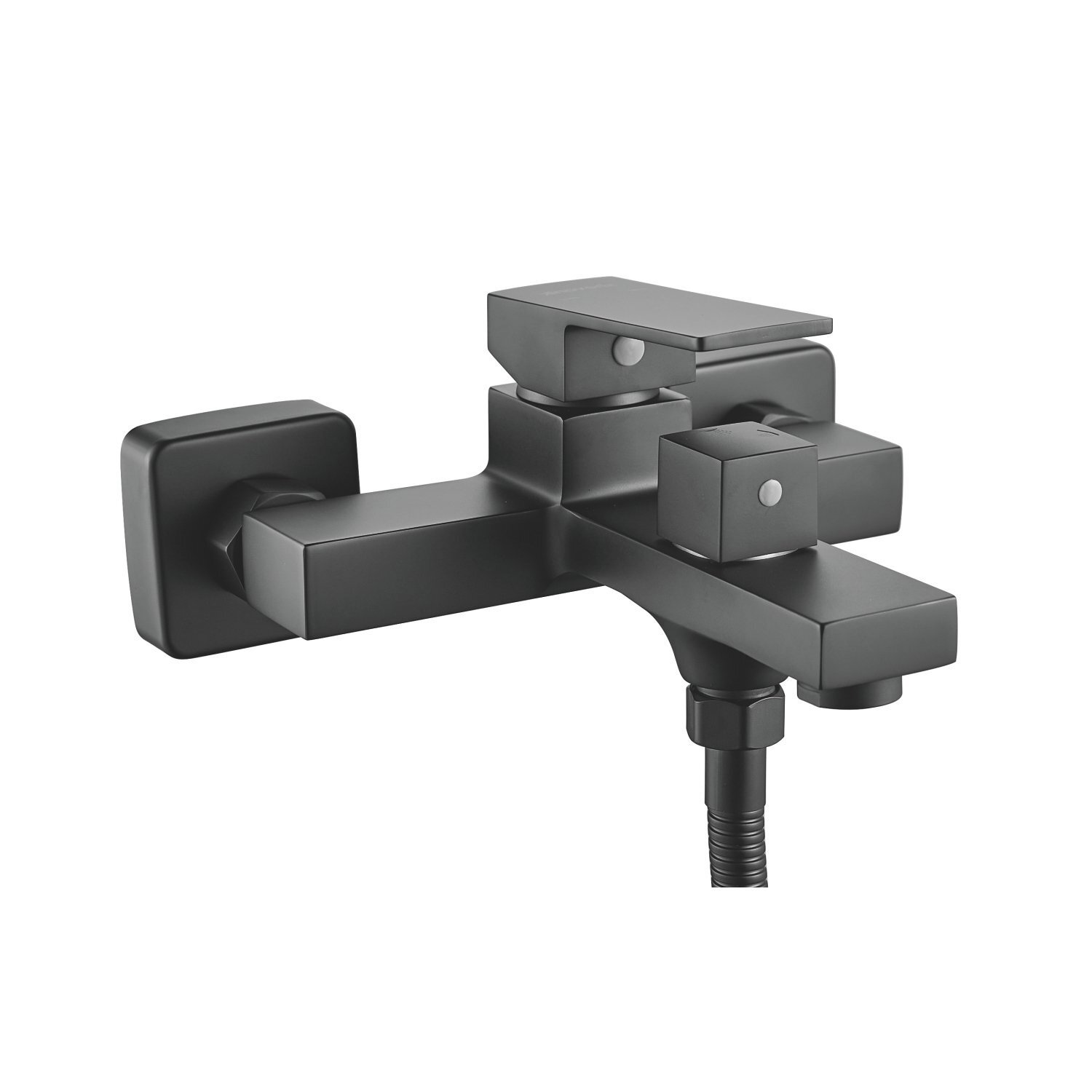 Изображение товара Смеситель для ванны Shevanik S9602H черный с душевой лейкой