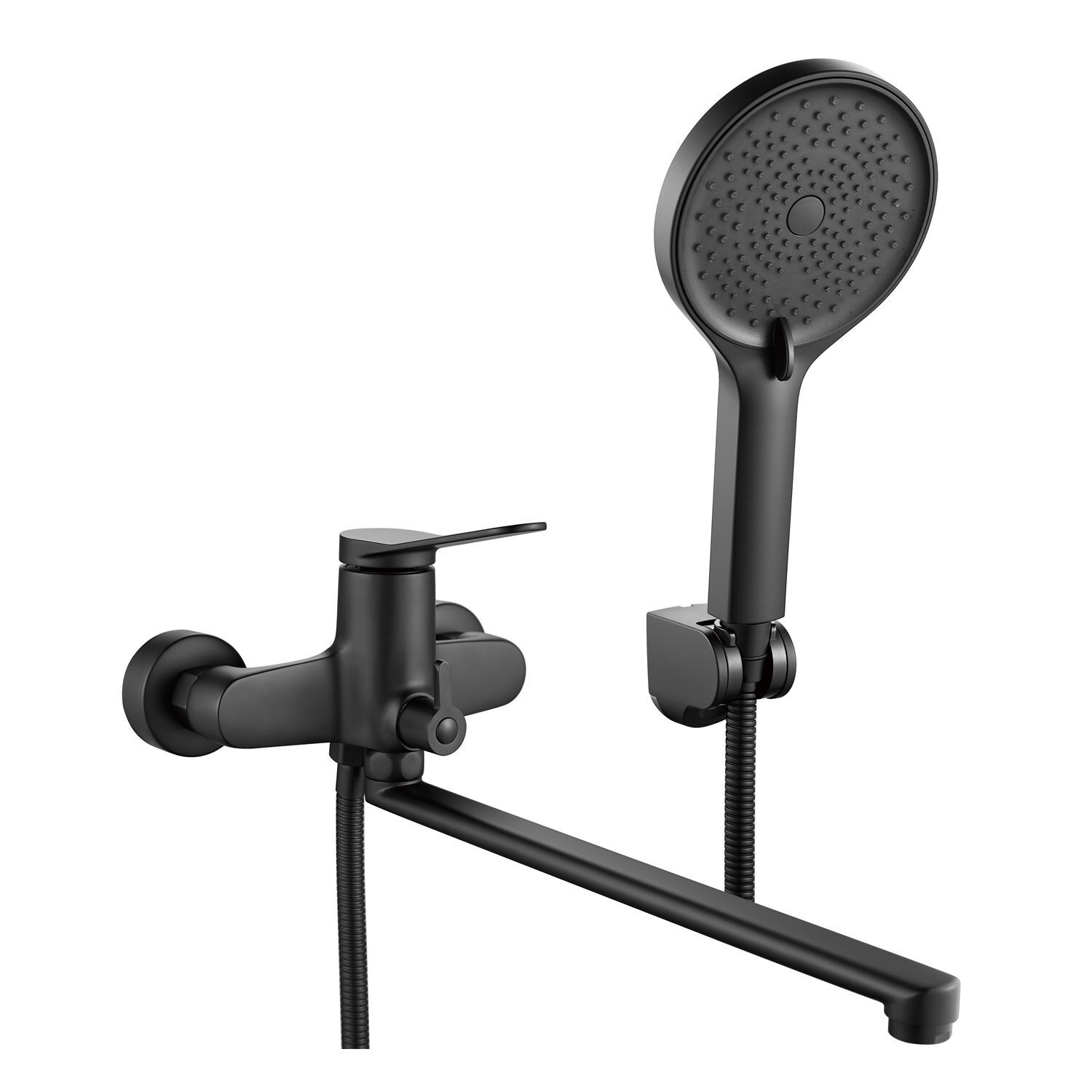 Изображение товара Смеситель для ванны Shevanik S6222H черный матовый