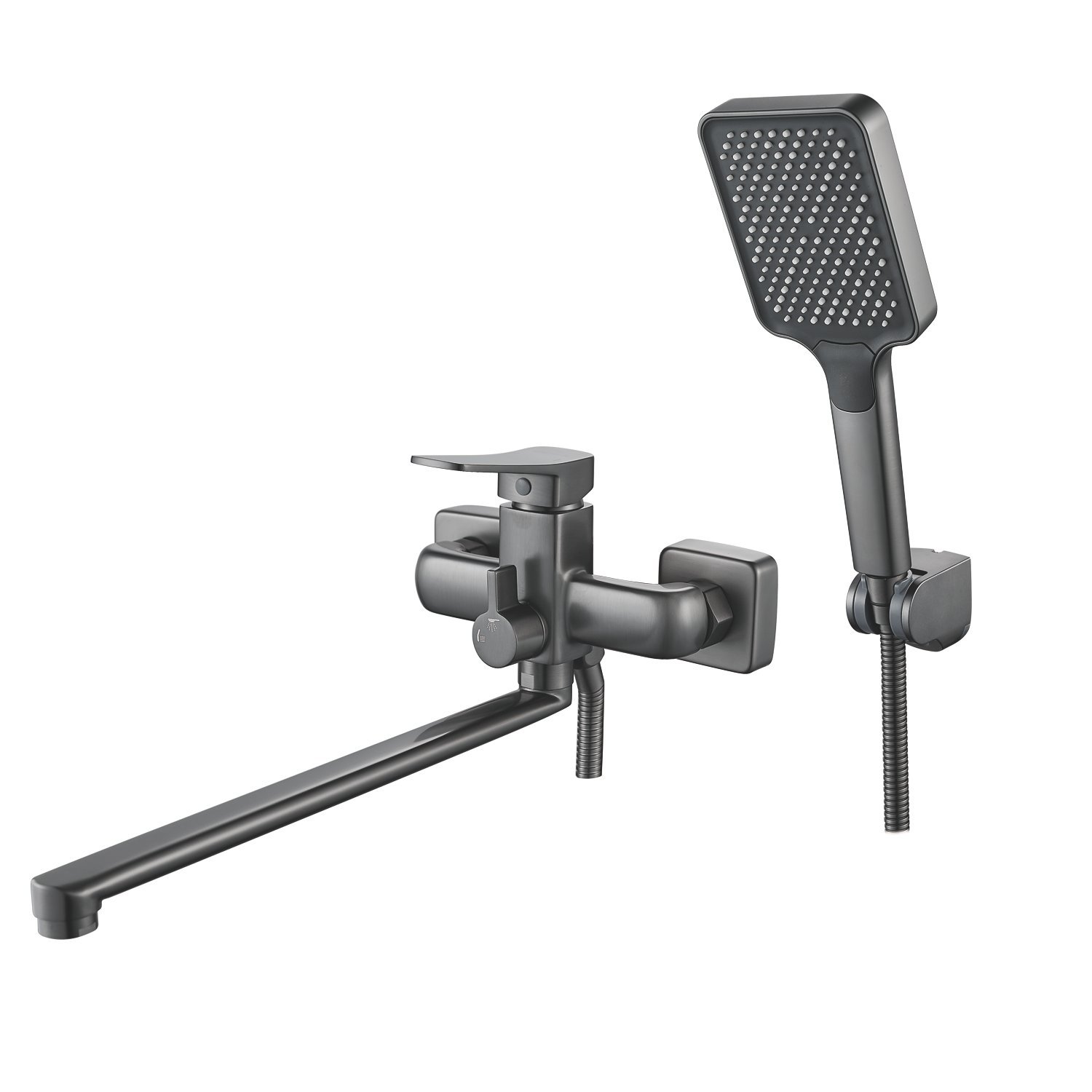 Изображение товара Смеситель для ванны Shevanik S9922T с длинным поворотным изливом