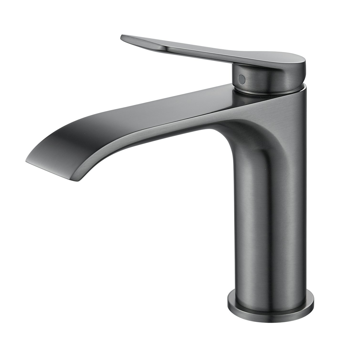 Изображение товара Смеситель для раковины Shevanik S4101T латунь матовая сталь с керамическим картриджем